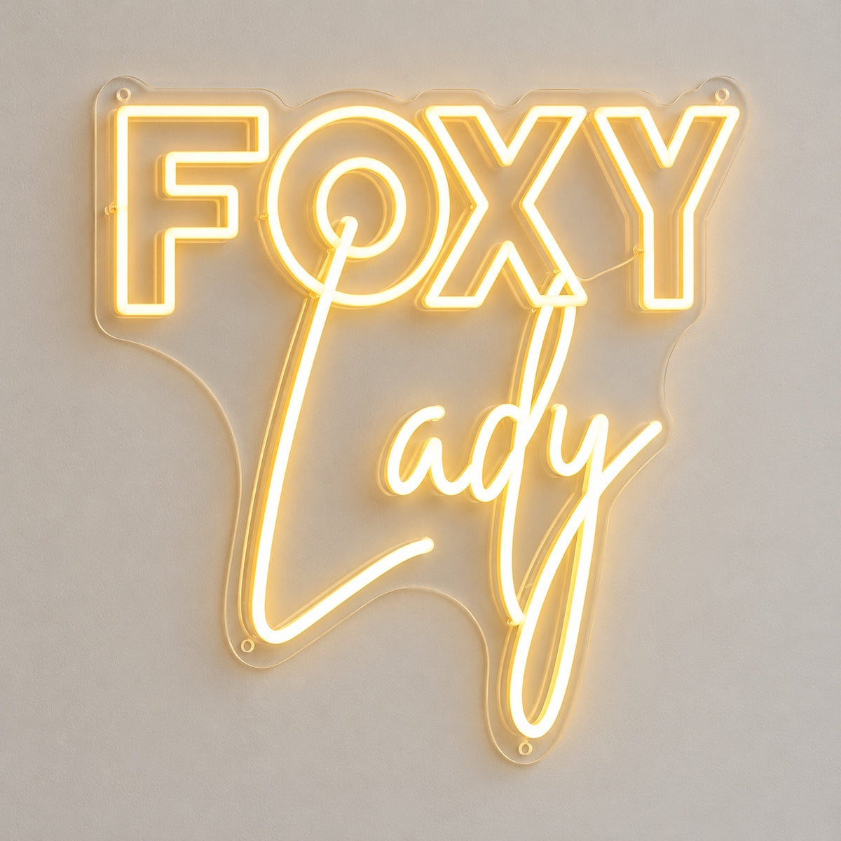 Foxy Lady LED Neon Sign Dimmable Wall Light - Shineneon