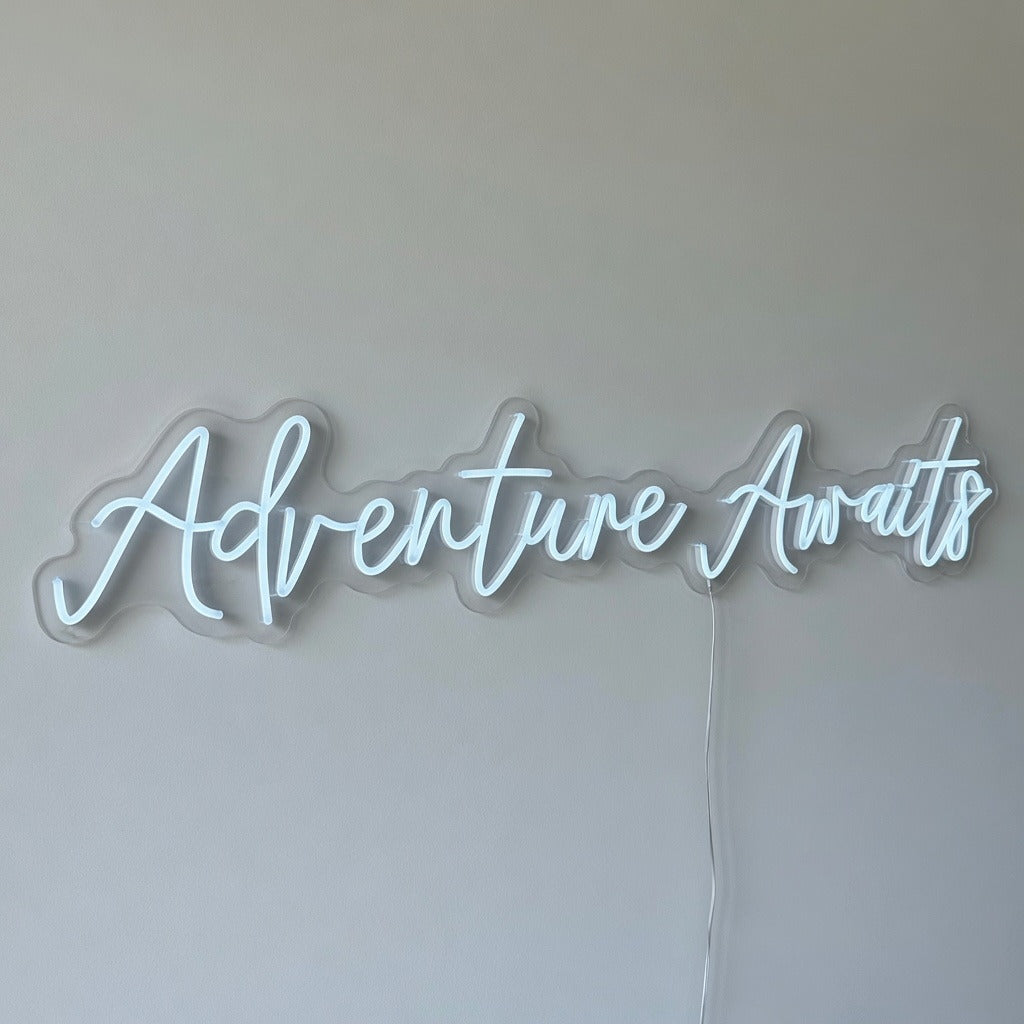 Adventure Awaits LED Neon Sign Dimmable Wall Light - Shineneon
