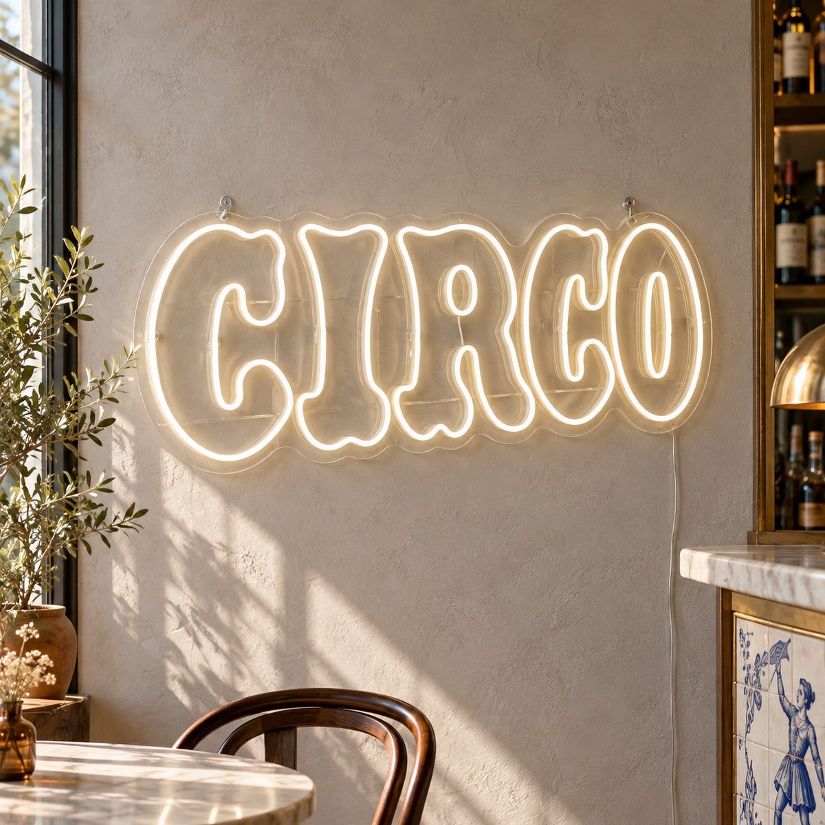 Circo Portuguese Circus LED Neon Sign Dimmable Wall Light Wall Neon Signs - Shineneon