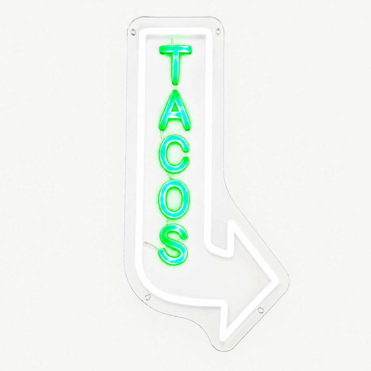 Tacos Arrow LED Neon Sign - Shineneon