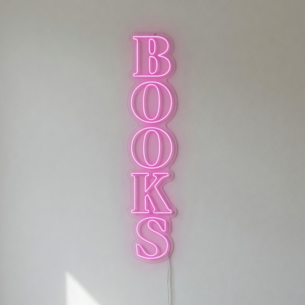 Books Neon Sign - Natural Light Product Image
