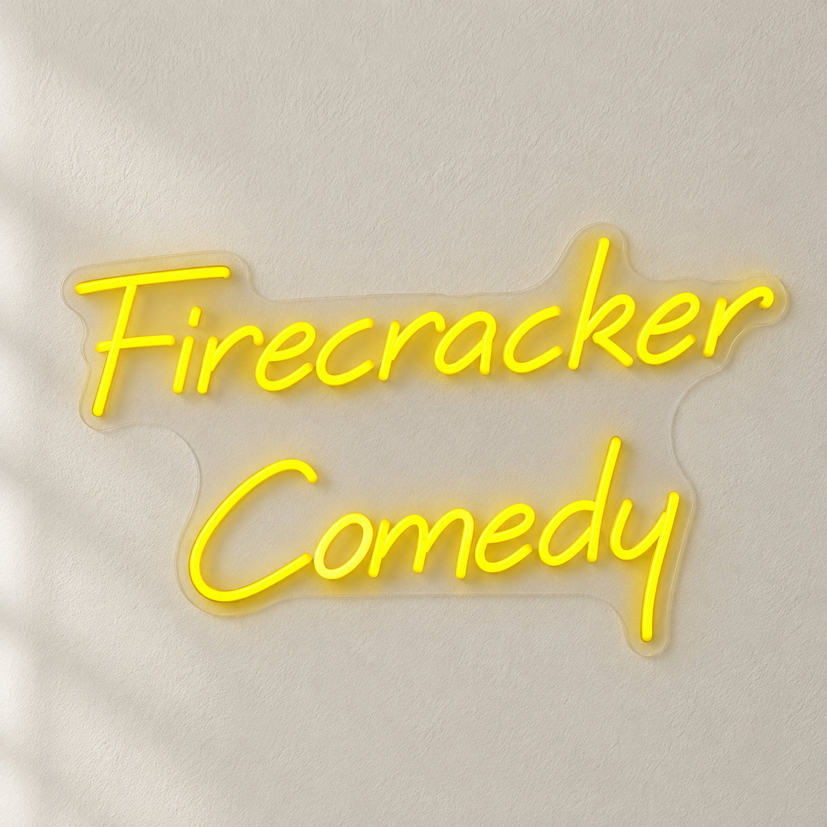 Firecracker Comedy LED Neon Sign Dimmable Wall Light - Natural Light Product Image