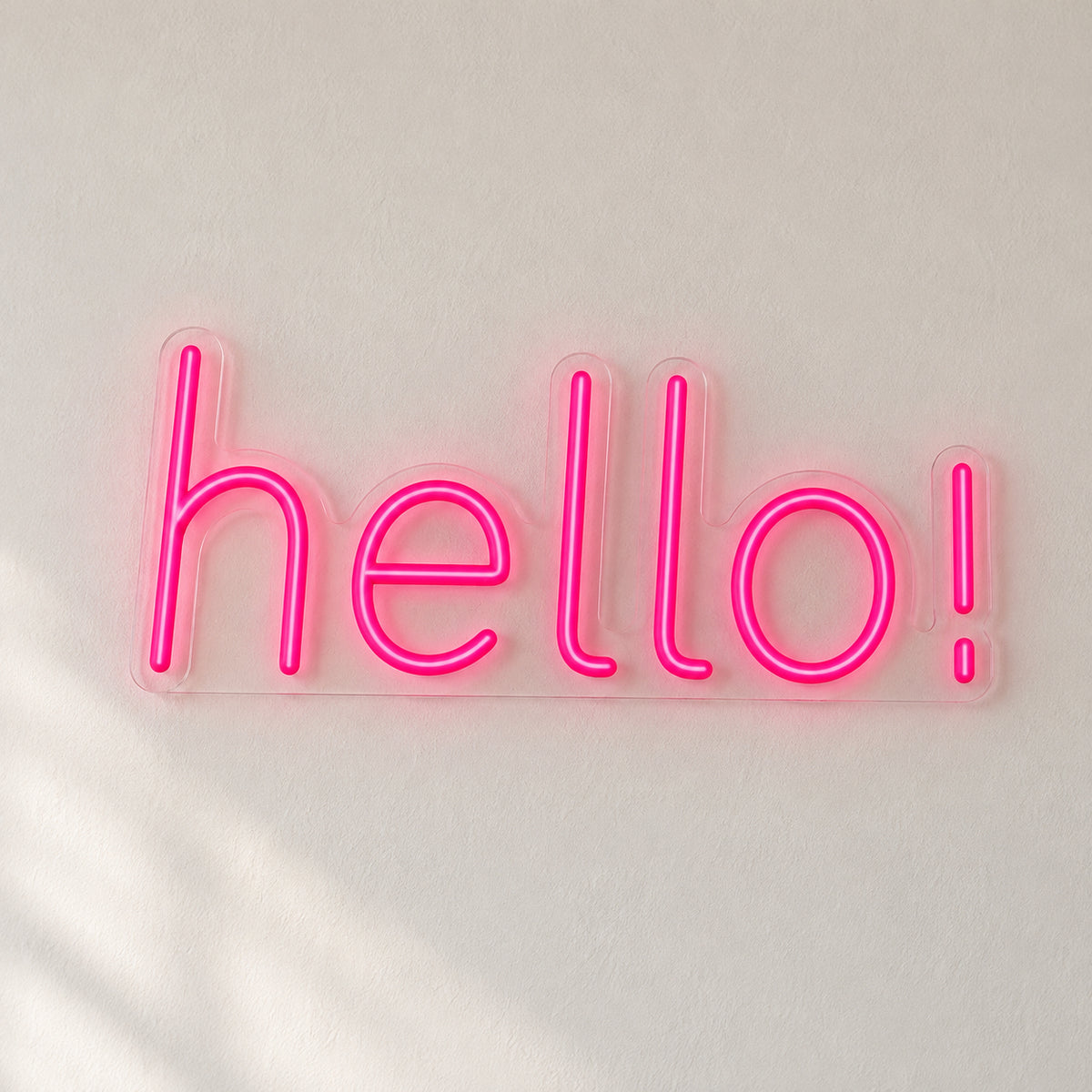 Homely Hello Neon Sign - Natural Light Product Image