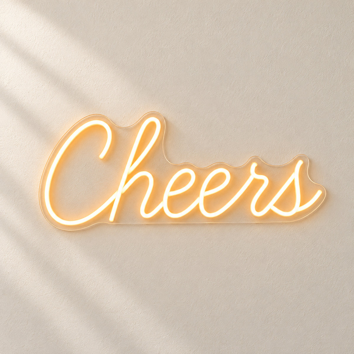 Cheers LED Neon Sign Warm Bedroom Script - Natural Light Product Image