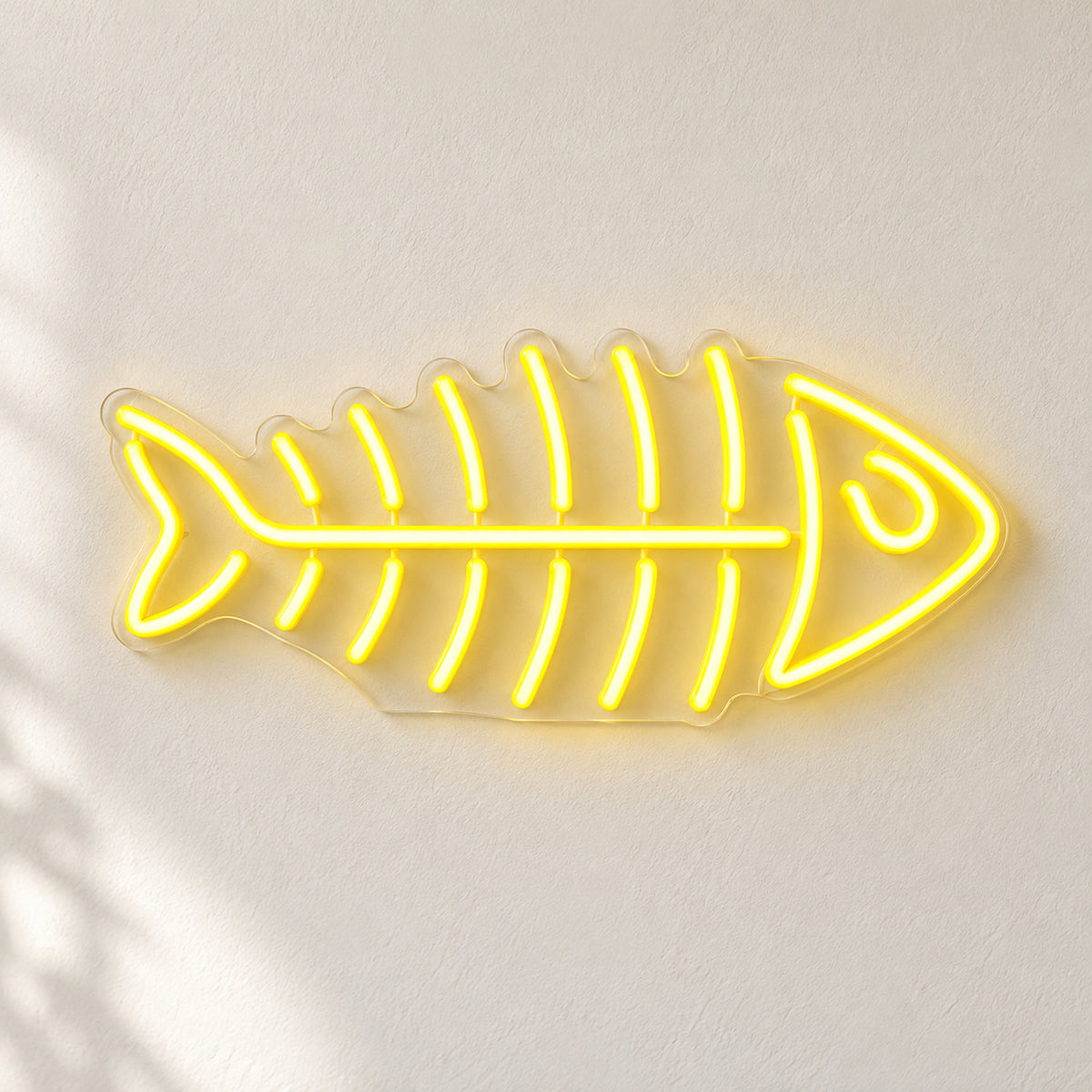 Fish Skeleton LED Neon Sign Dimmable Wall Light - Natural Light Product Image