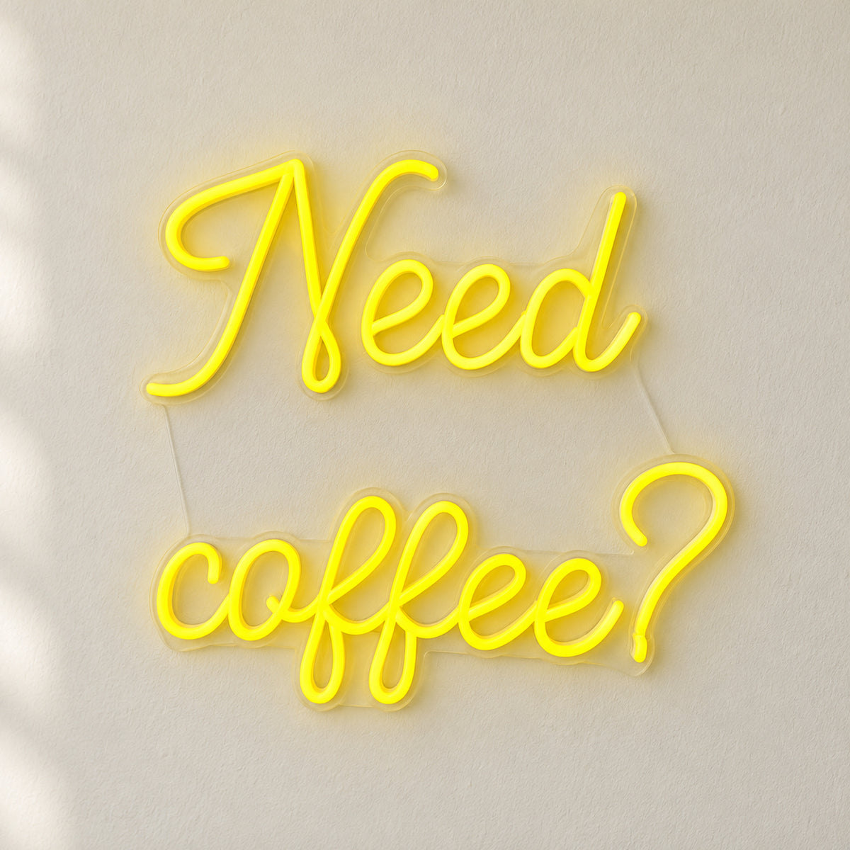 Need Coffee LED Neon Sign Dimmable Wall Light - Natural Light Product Image