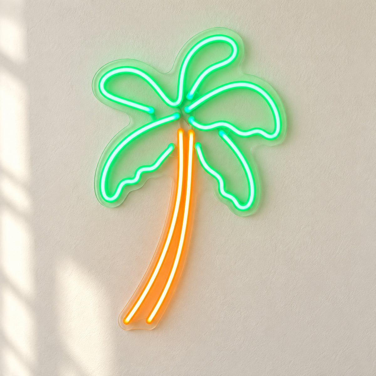 Palm Tree LED Neon Sign Sunset Scene Palm - Natural Light Product Image