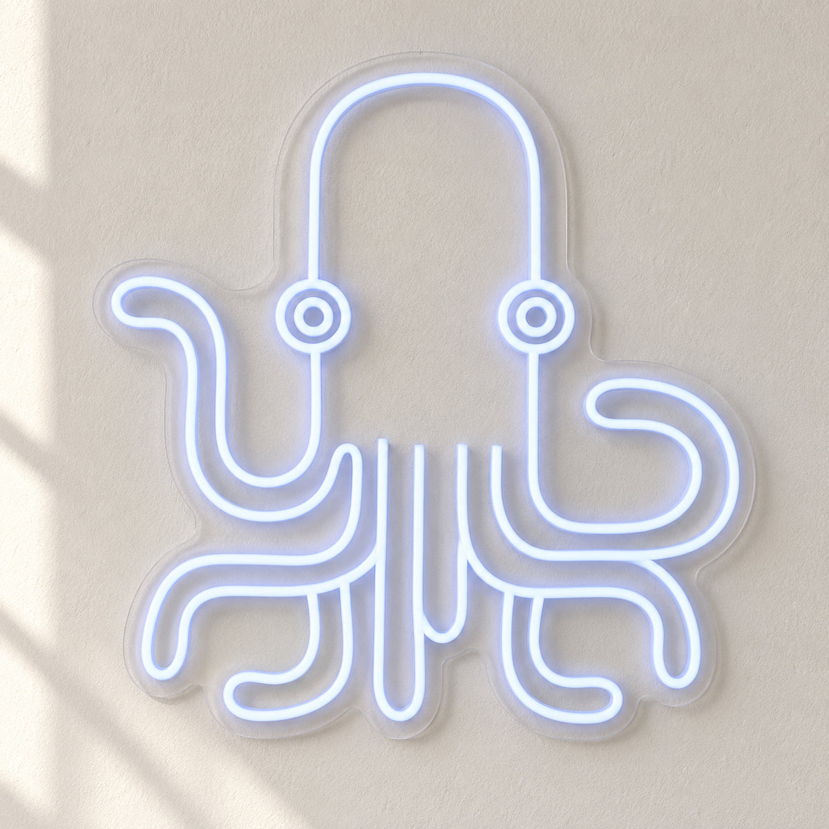 Octopus LED Neon Sign Dimmable Wall Light - Natural Light Product Image