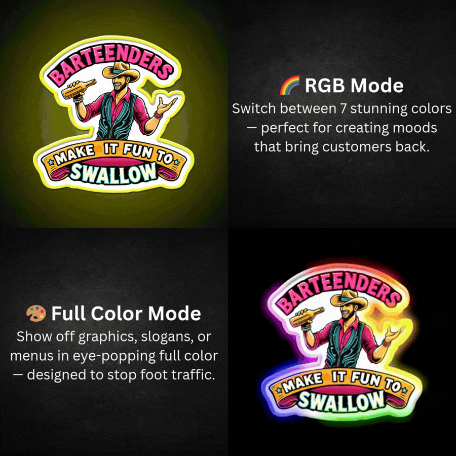 Vegas Vickie Cowgirl Led Sign Business Neon Sign