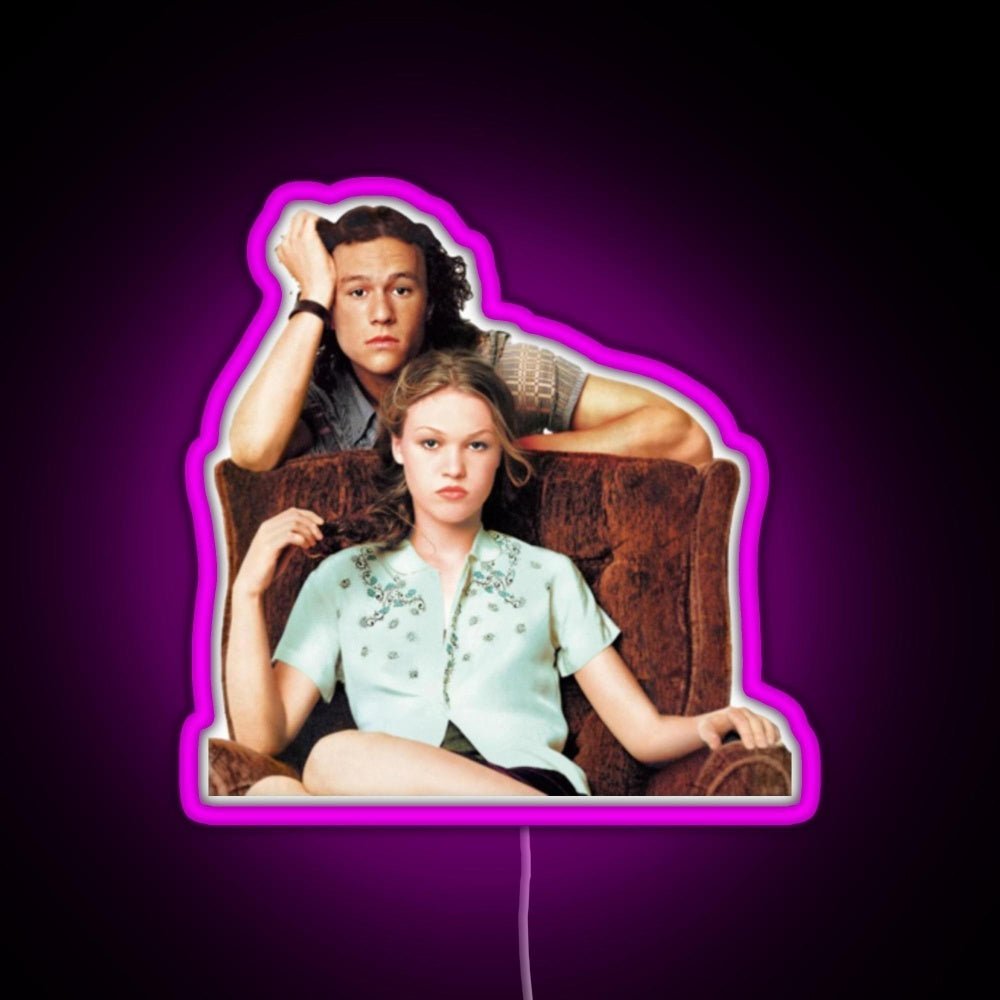 10 Things I Hate About You Rgb Led Neon Sign Pop Wall Art - Shineneon