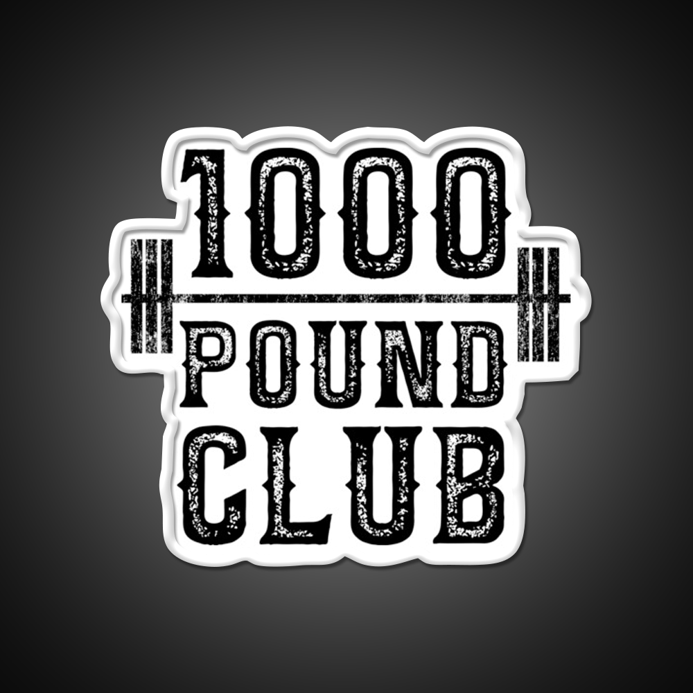 100 Pound Club Weight Lifting Gym Fitness Led Neon Sign Rgb Color
