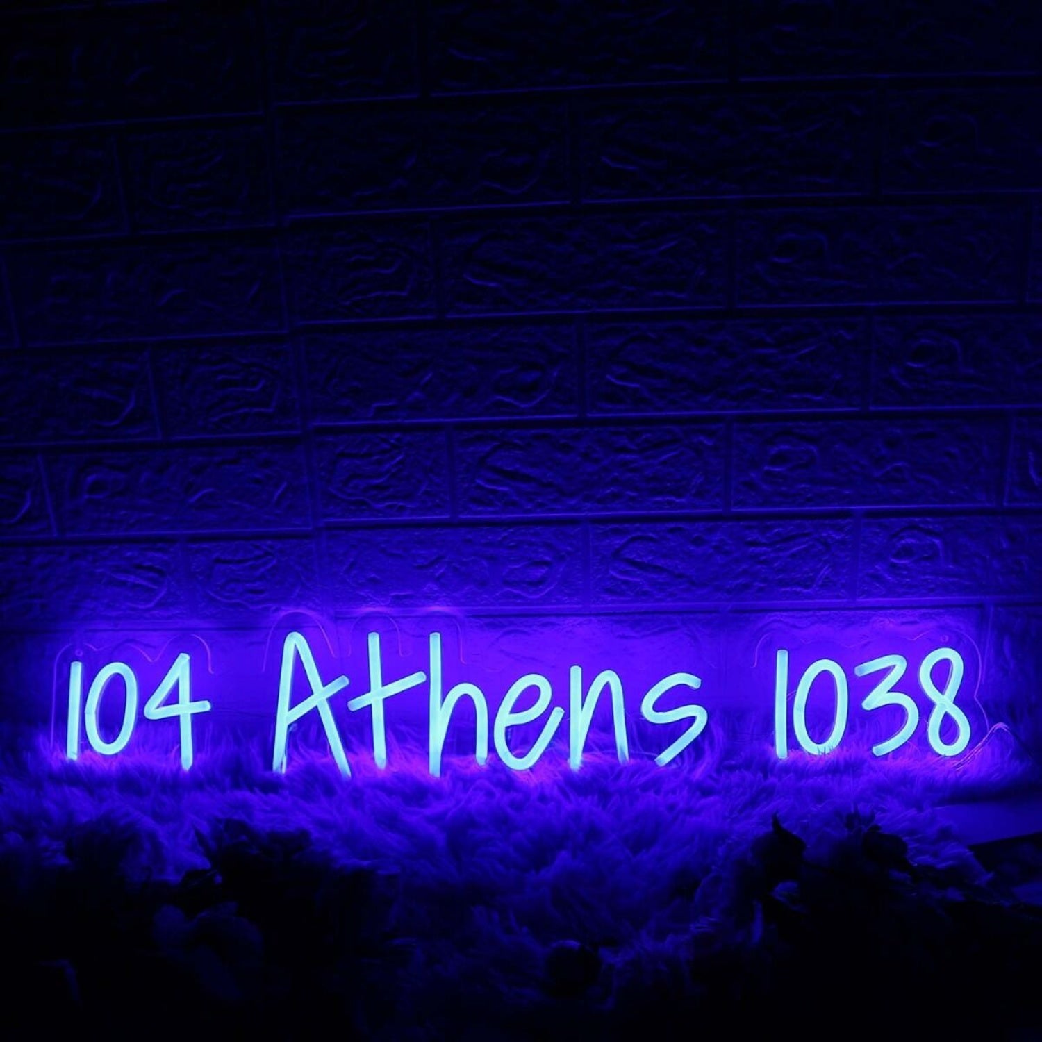 104 Athens 1038 Blue Led Neon Sign | Shineneon