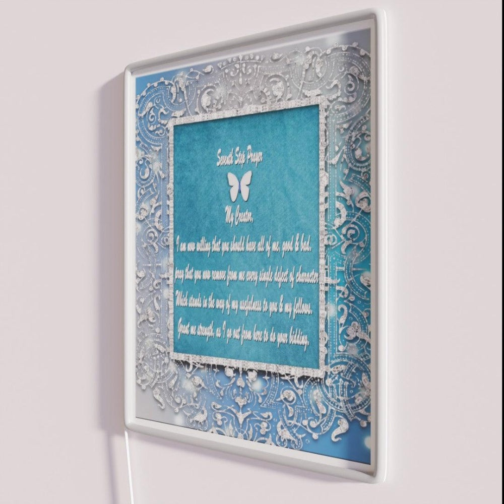12 Step Seventh Step Prayer Rgb Led Neon Sign