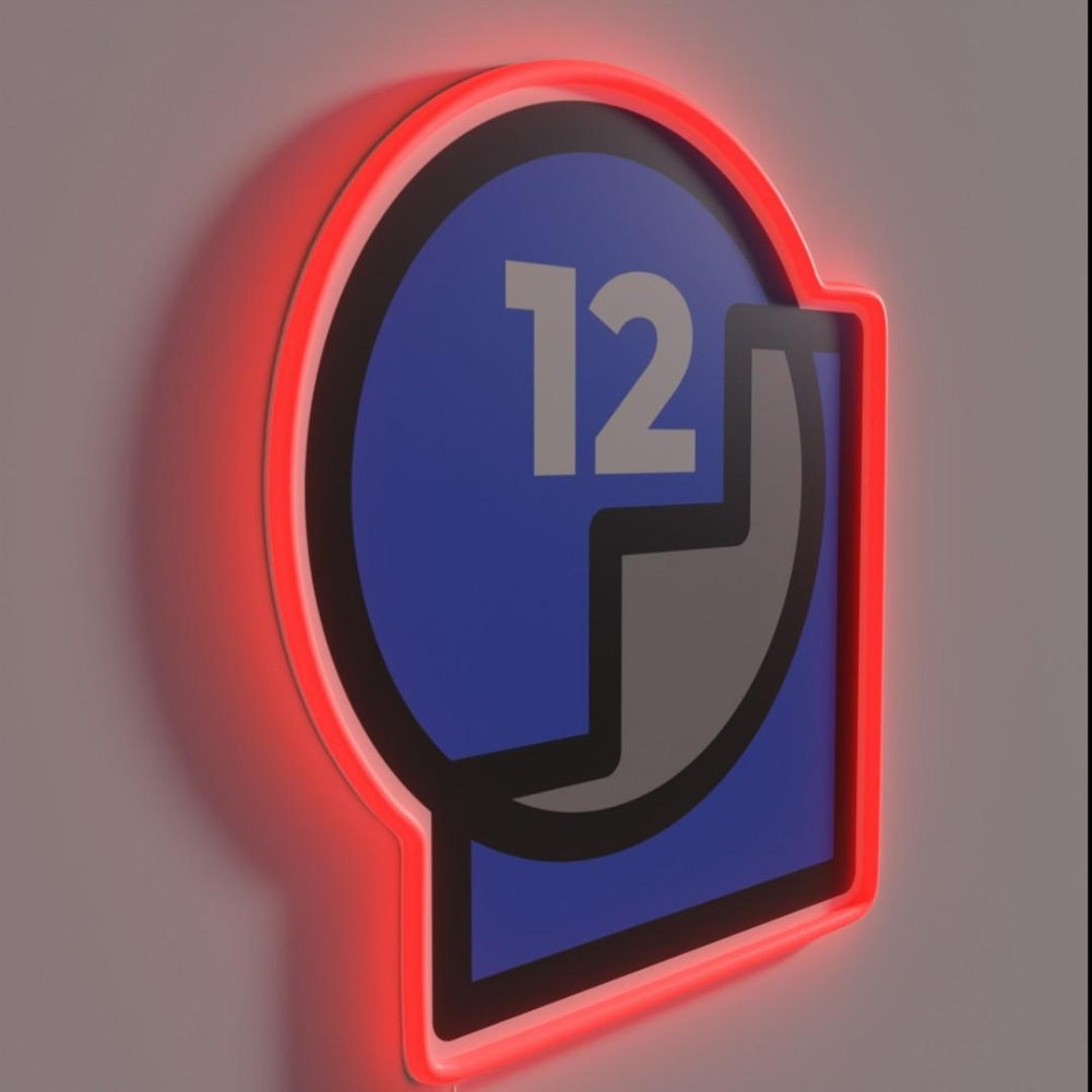 12 Steps Recovery Logo Rgb Led Neon Sign