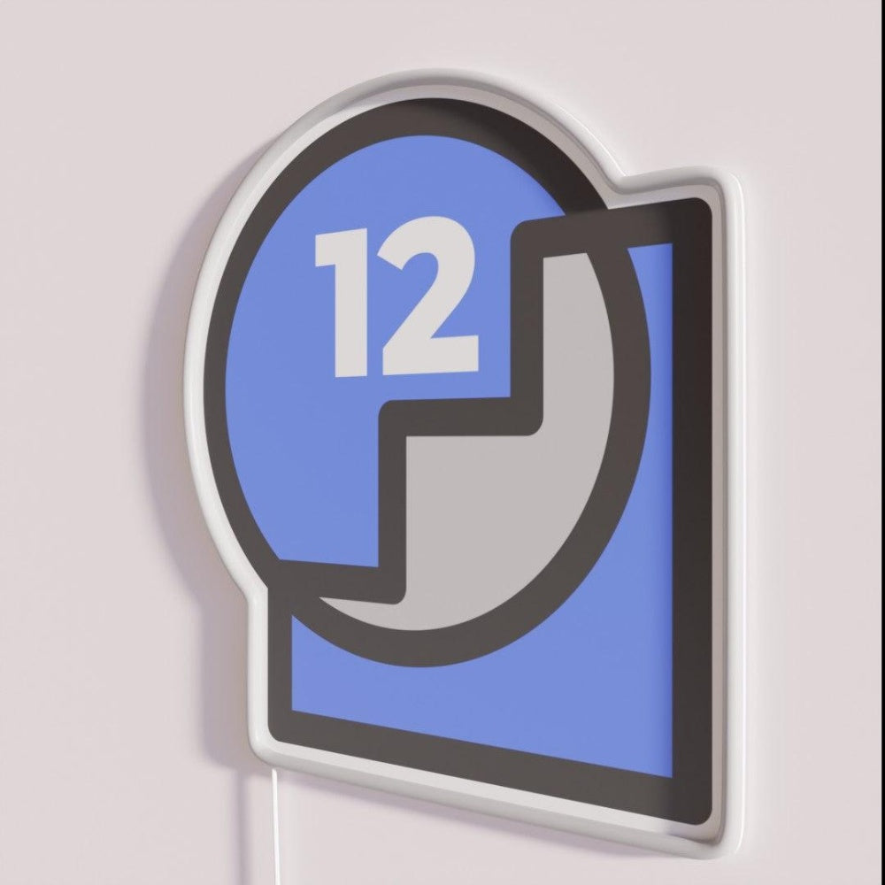 12 Steps Recovery Logo Rgb Led Neon Sign