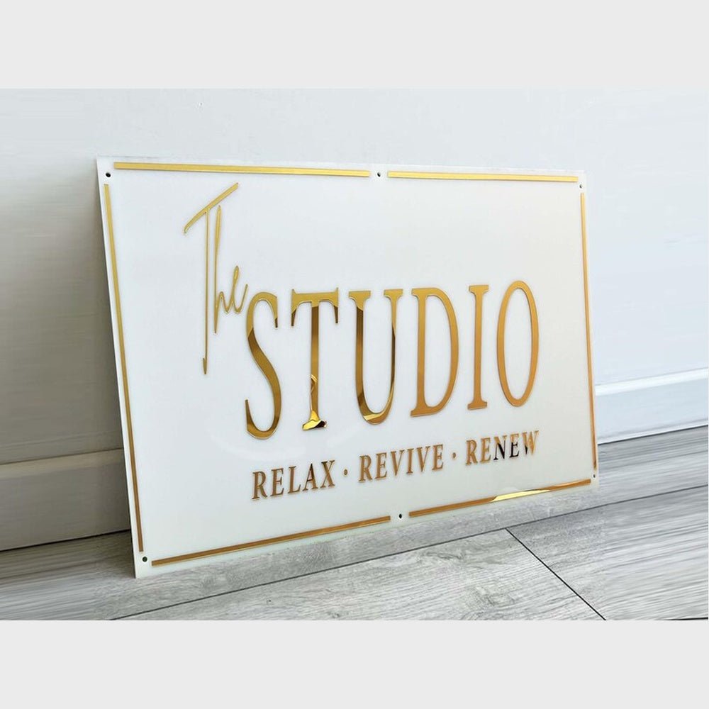 127 Acrylic Business Logo Sign - Shineneon