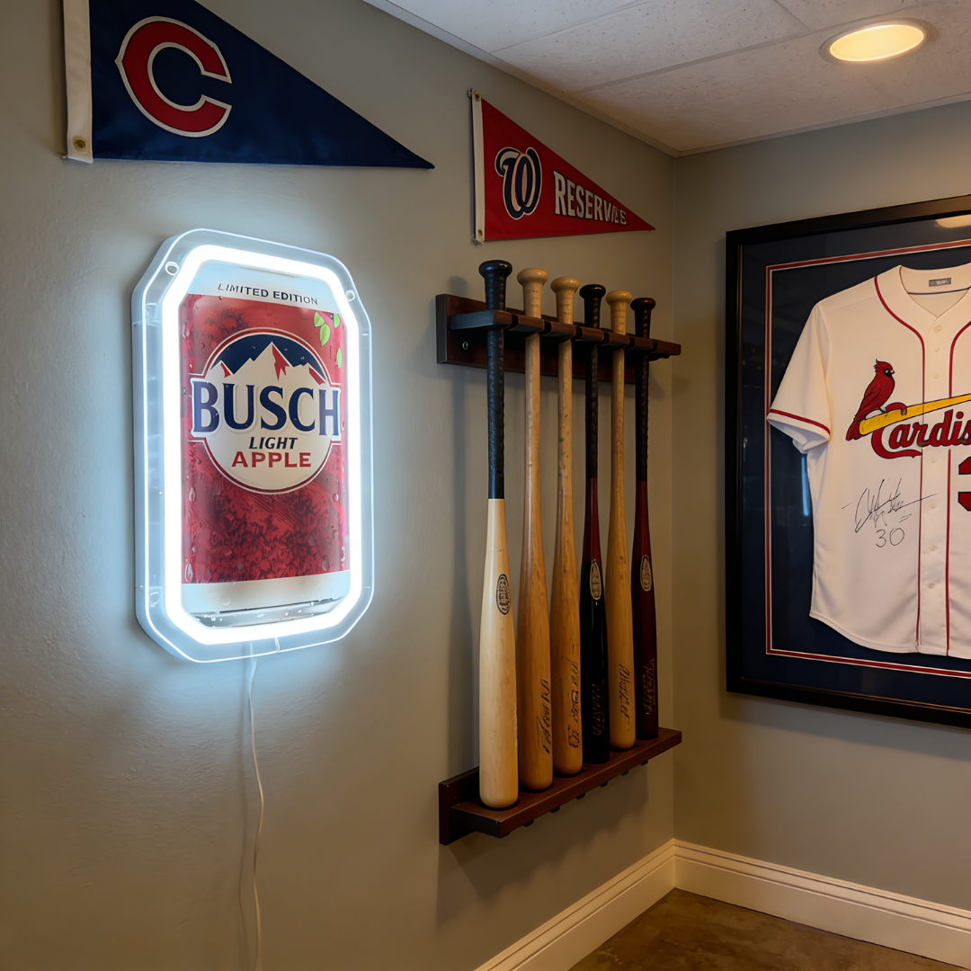 Apple Beer Can USB LED Neon Sign Beer Can for Man Cave Bar Garage Party