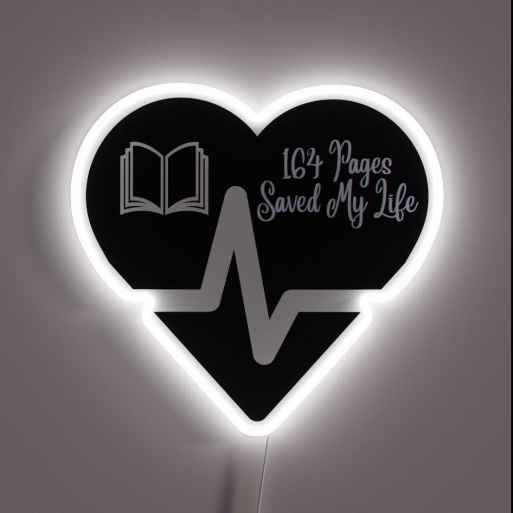 164 Pages Saved My Life Rgb Led Neon Sign - Shineneon