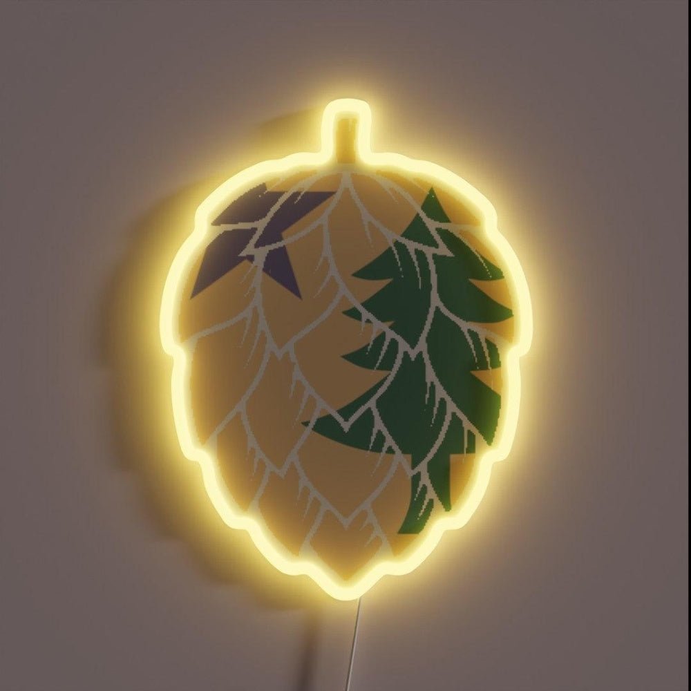 1901 Maine Flag For Hop Heads Rgb Led Neon Sign - Shineneon