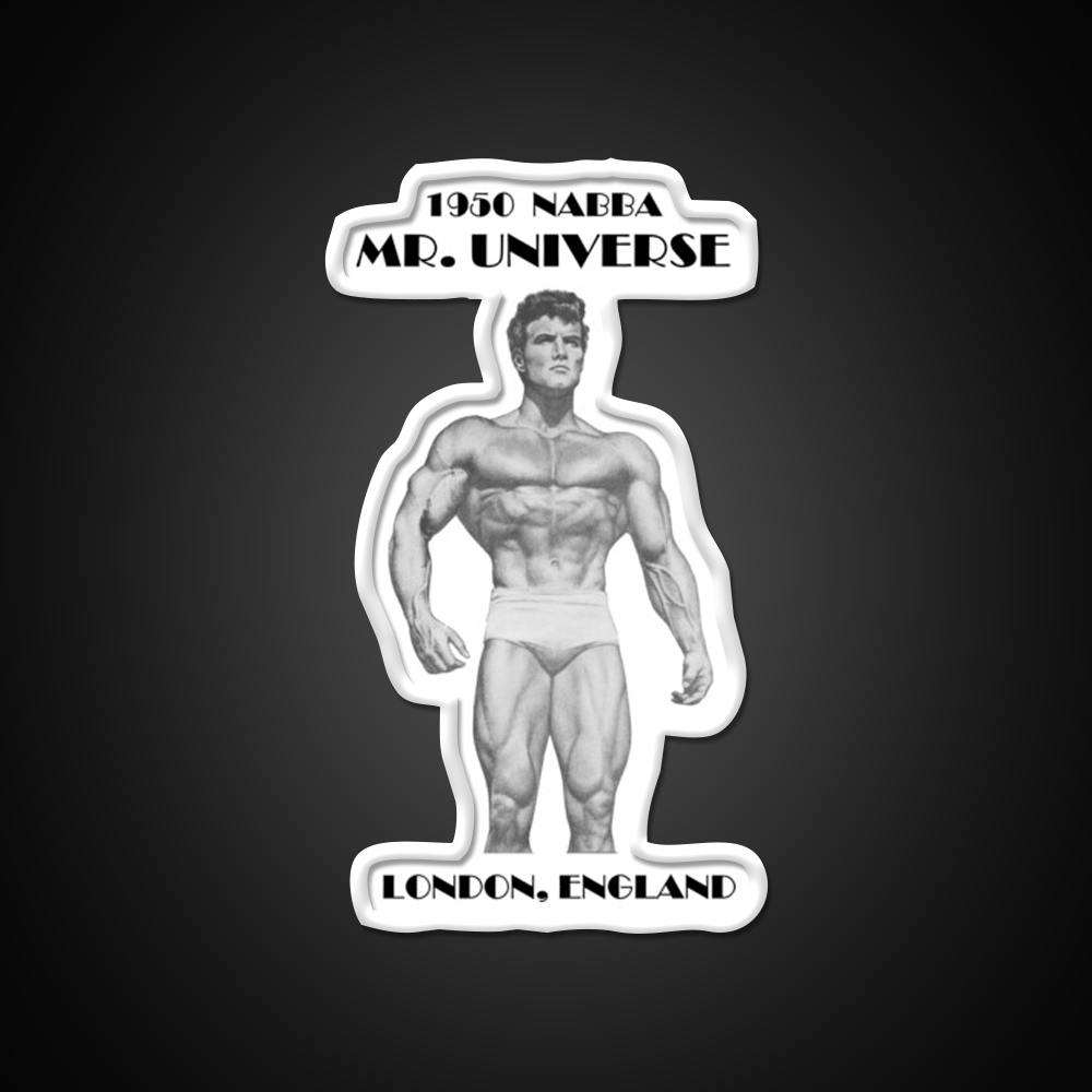 1950 Nabba Mr Universe Gym Fitness Led Neon Sign Rgb Color