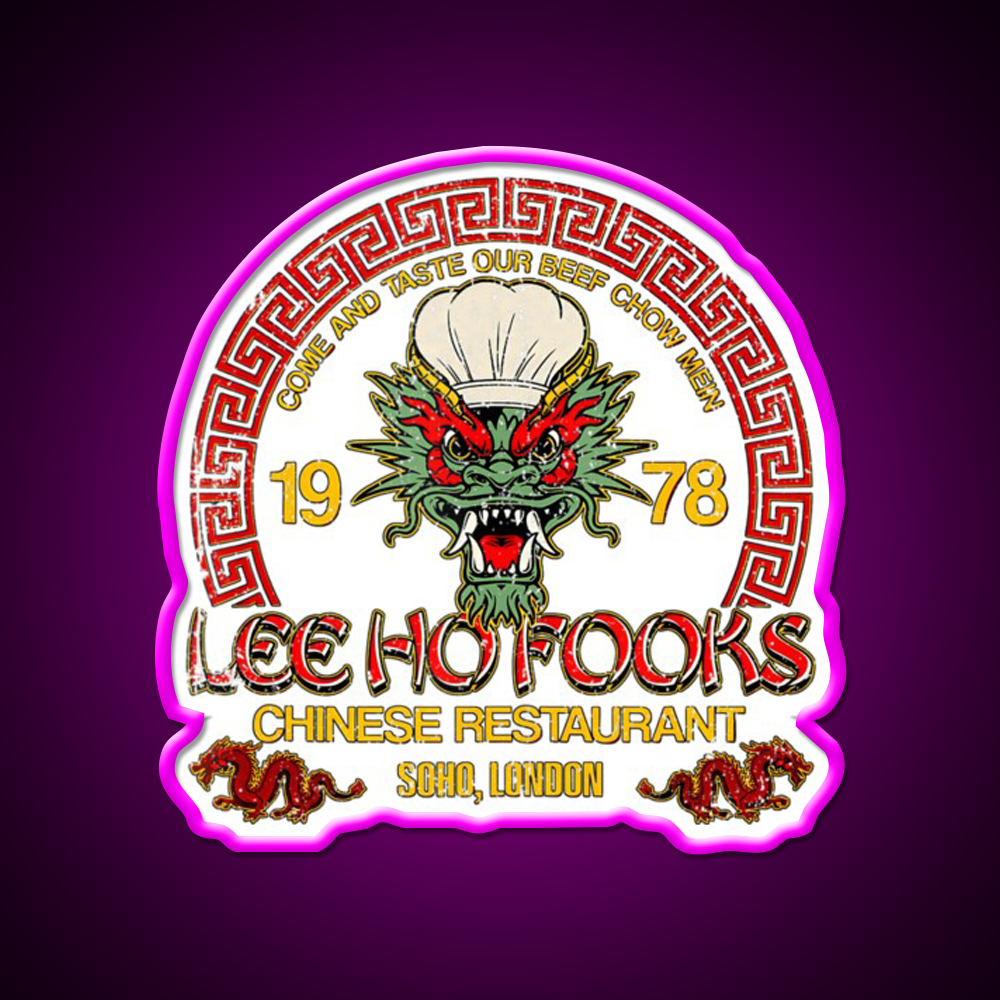 1978 Vintage Chinese Asian Cultural Led Neon Sign Rgb Color