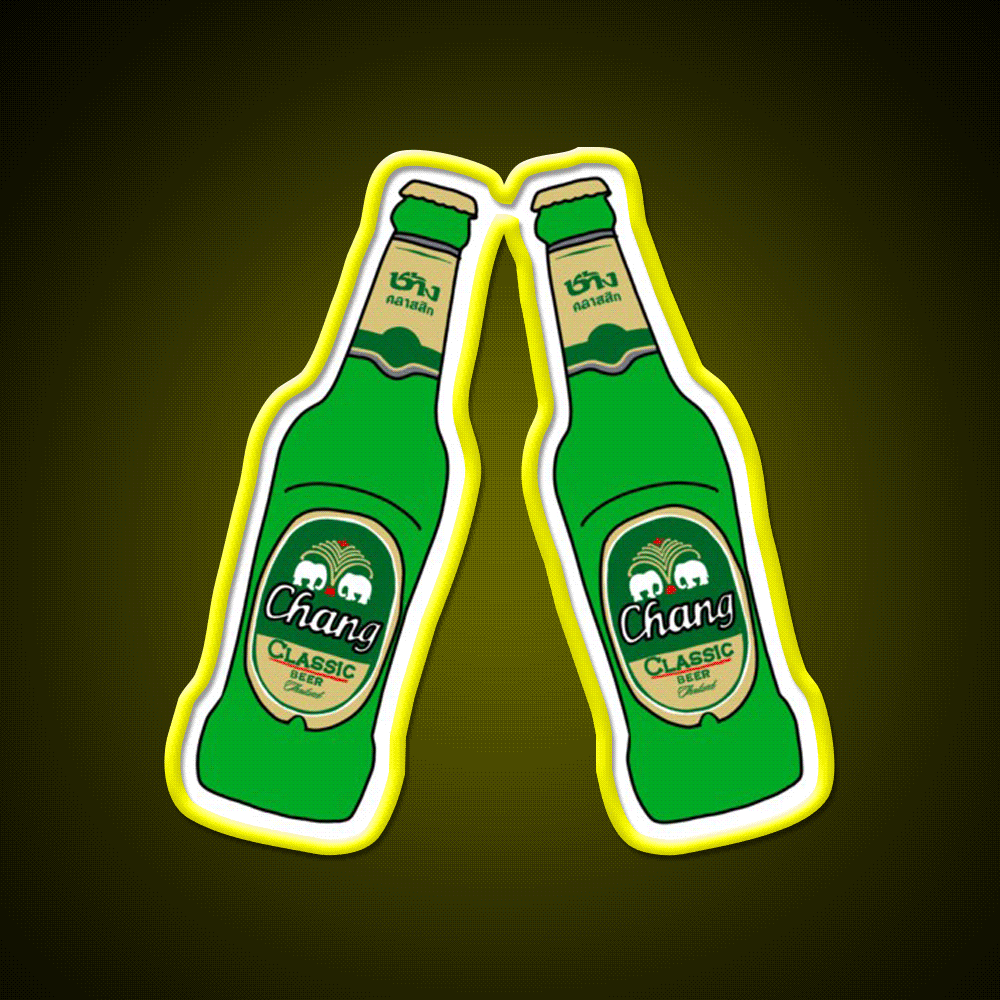 2 Changzzzzz Beer Bar Decor Led Neon Sign Rgb Color