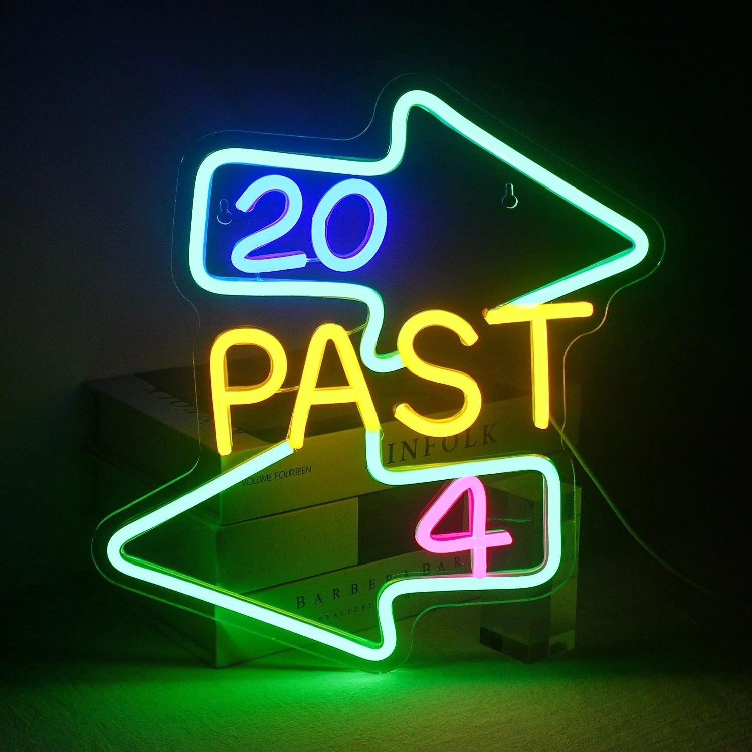 20 Past 4 Cartoon Monkey Retro Led Neon Sign For Home Bar Cafe Decor | Shineneon