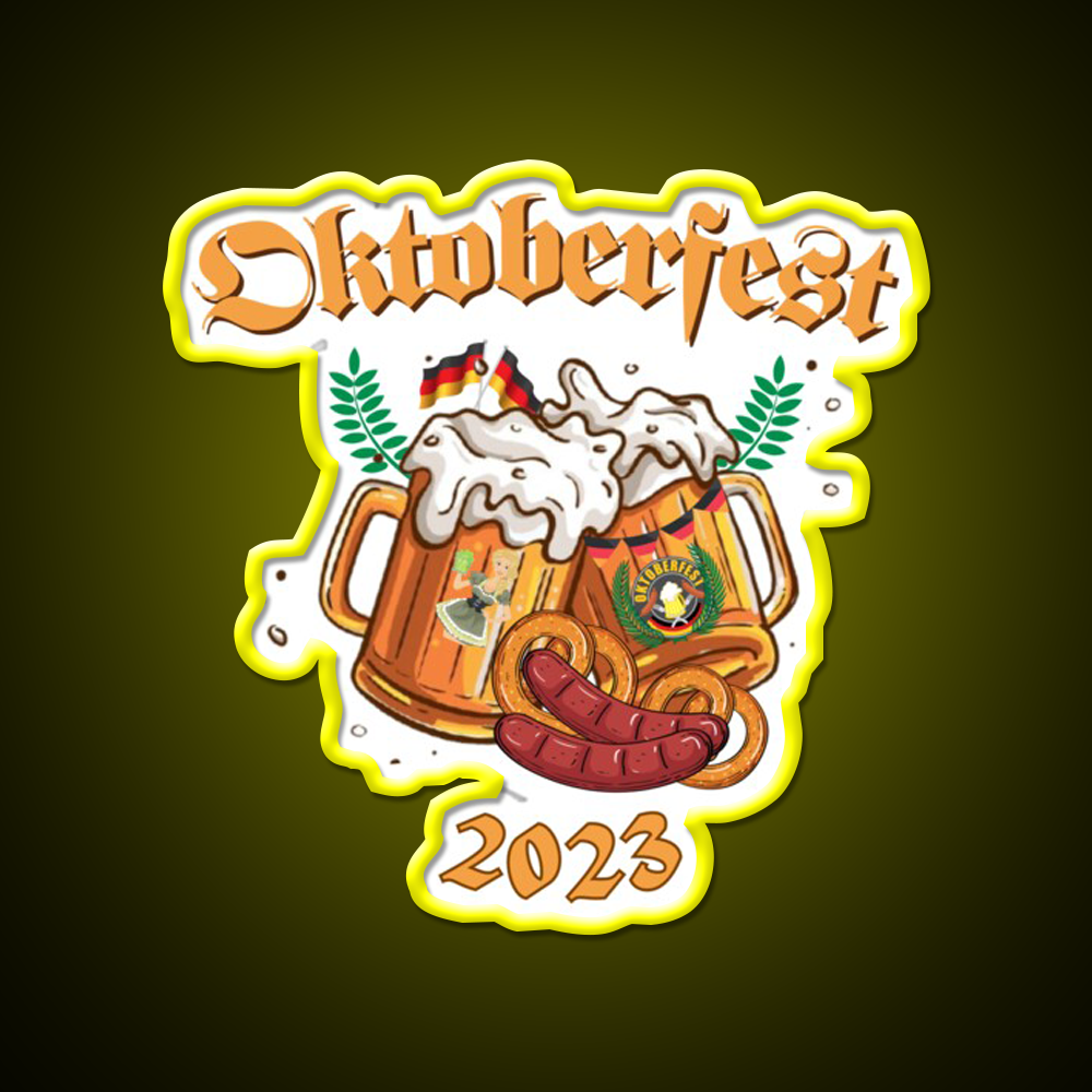 2023 Oktoberfest Beer Festival Gear Beer Bar Decor Led Neon Sign Rgb Color - LED neon sign view 7