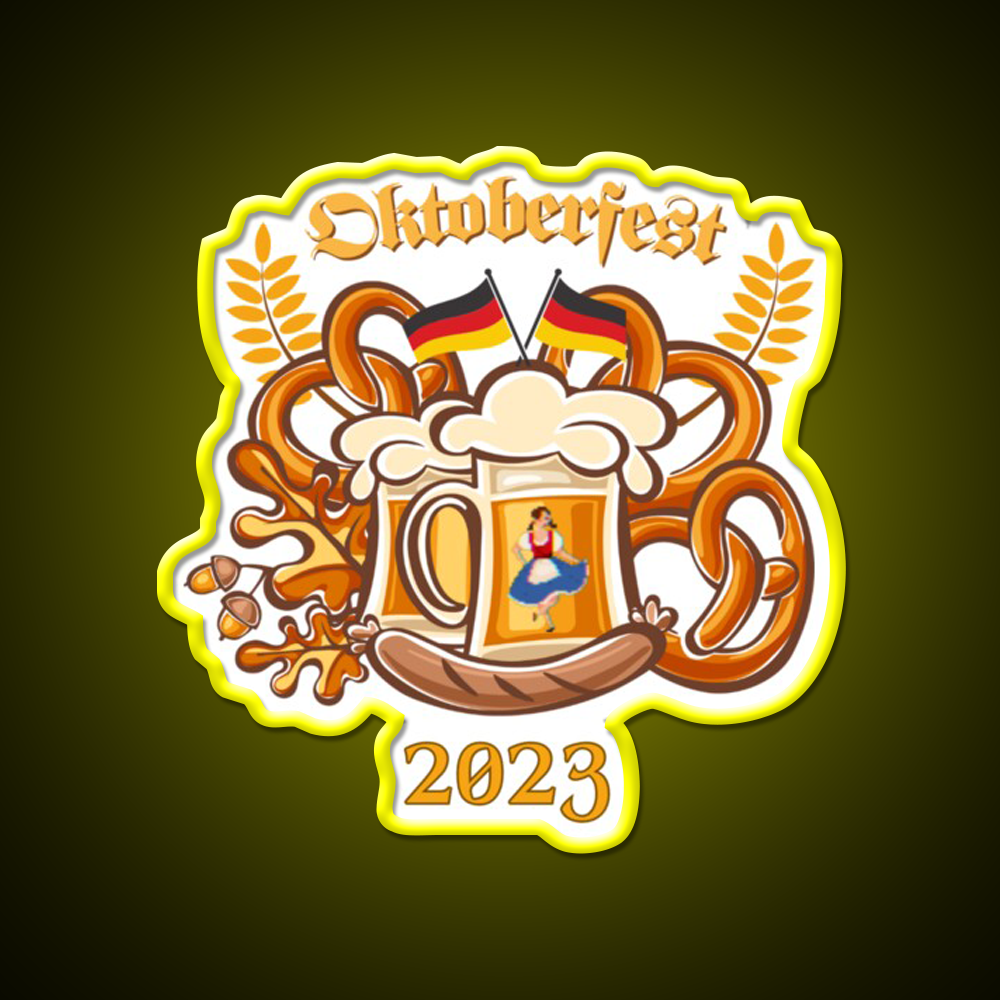 2023 Oktoberfest German Beer Festival Beer Bar Decor Led Neon Sign Rgb Color - LED neon sign view 7