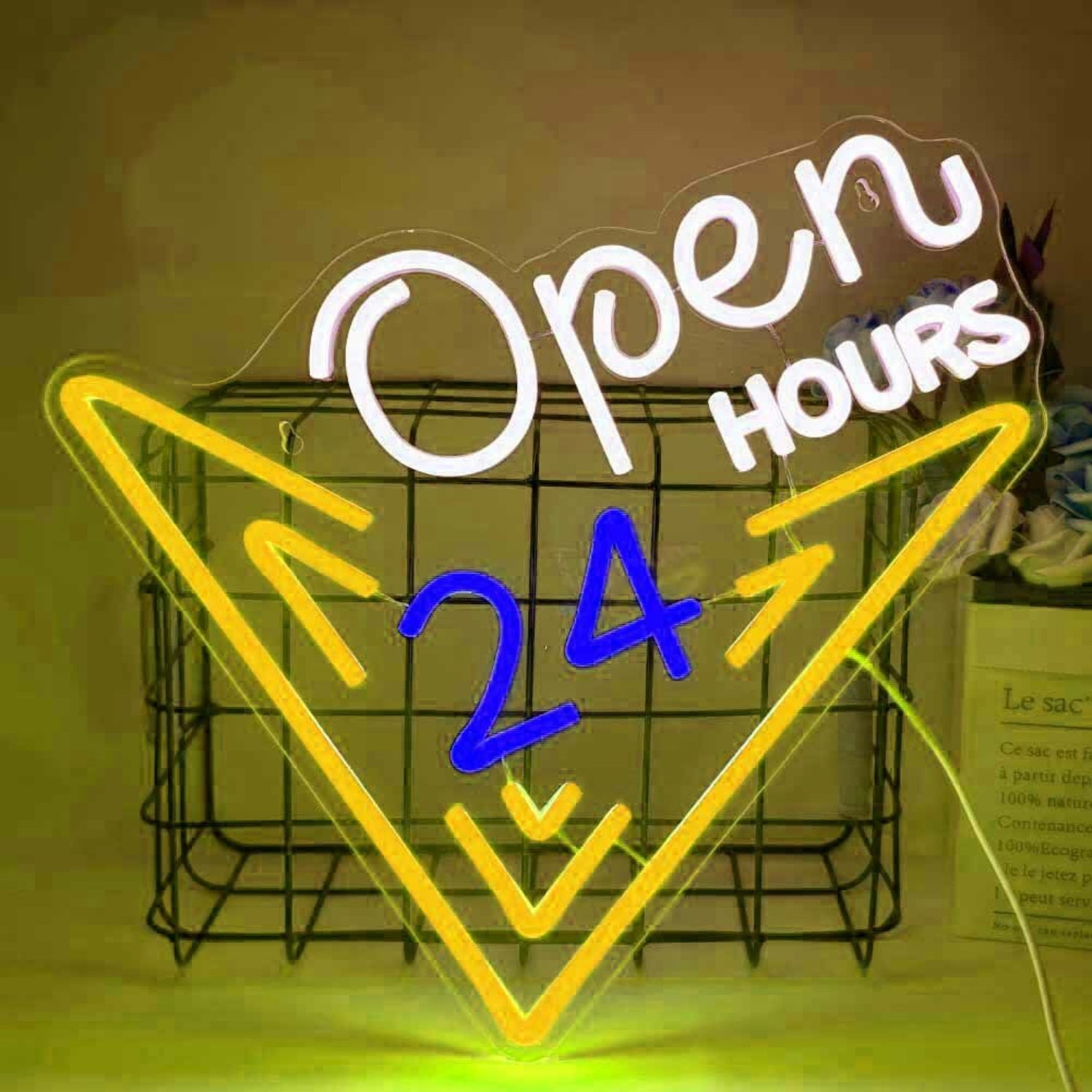 24 Hours Open Neon Sign | Shineneon