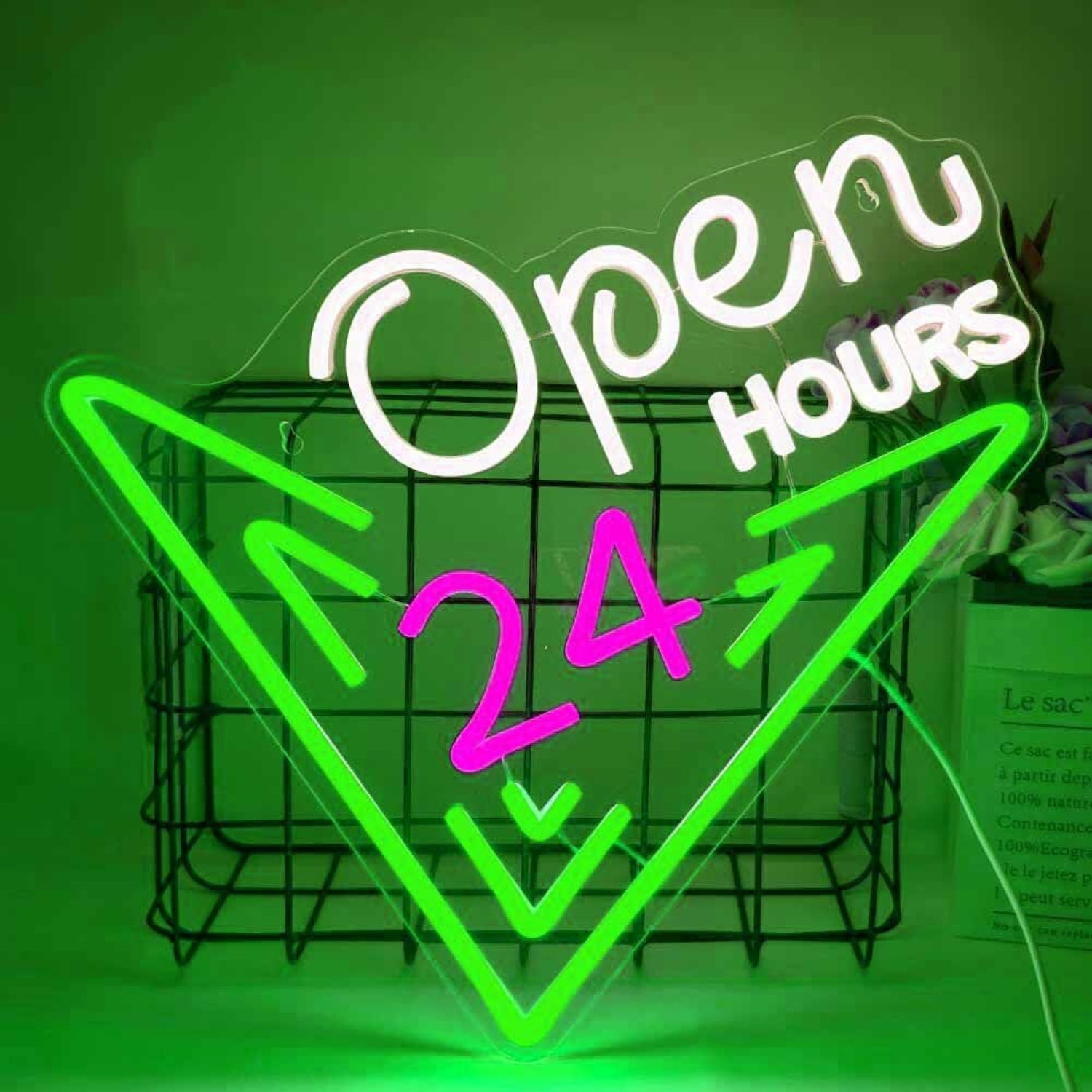 24 Hours Open Neon Sign | Shineneon