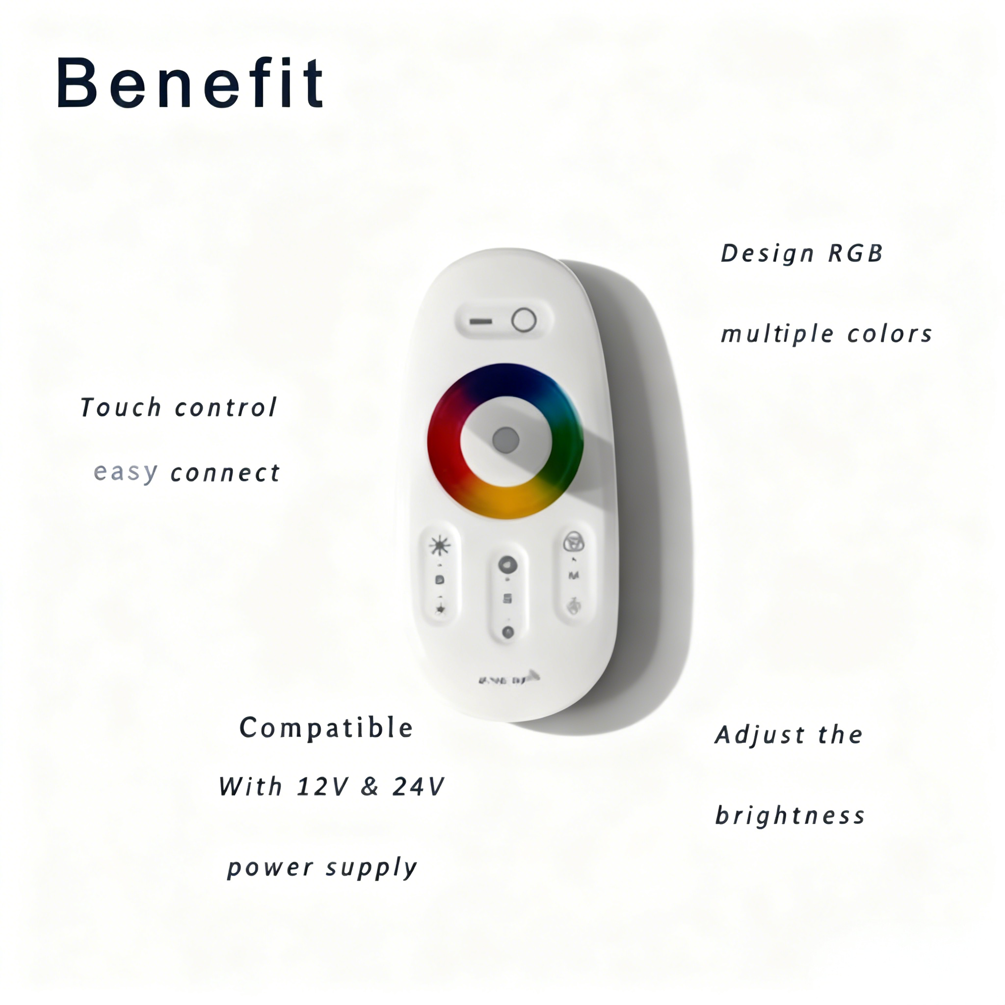 2.4G Wireless RF RGB LED Neon Sign Controller Kit – Easy Brightness/Color Control