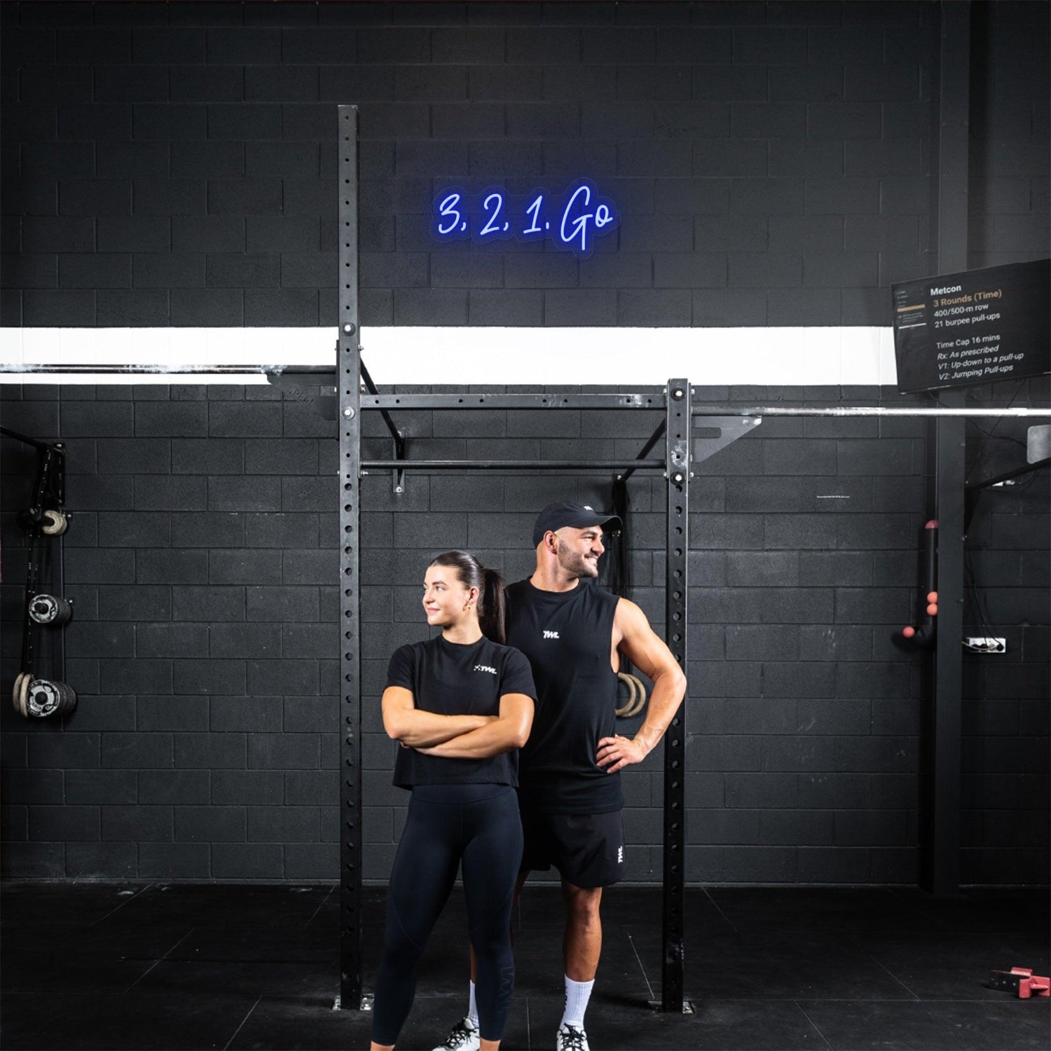 321go Green Handwritten Led Neon Sign For Gym Wall Art | Shineneon