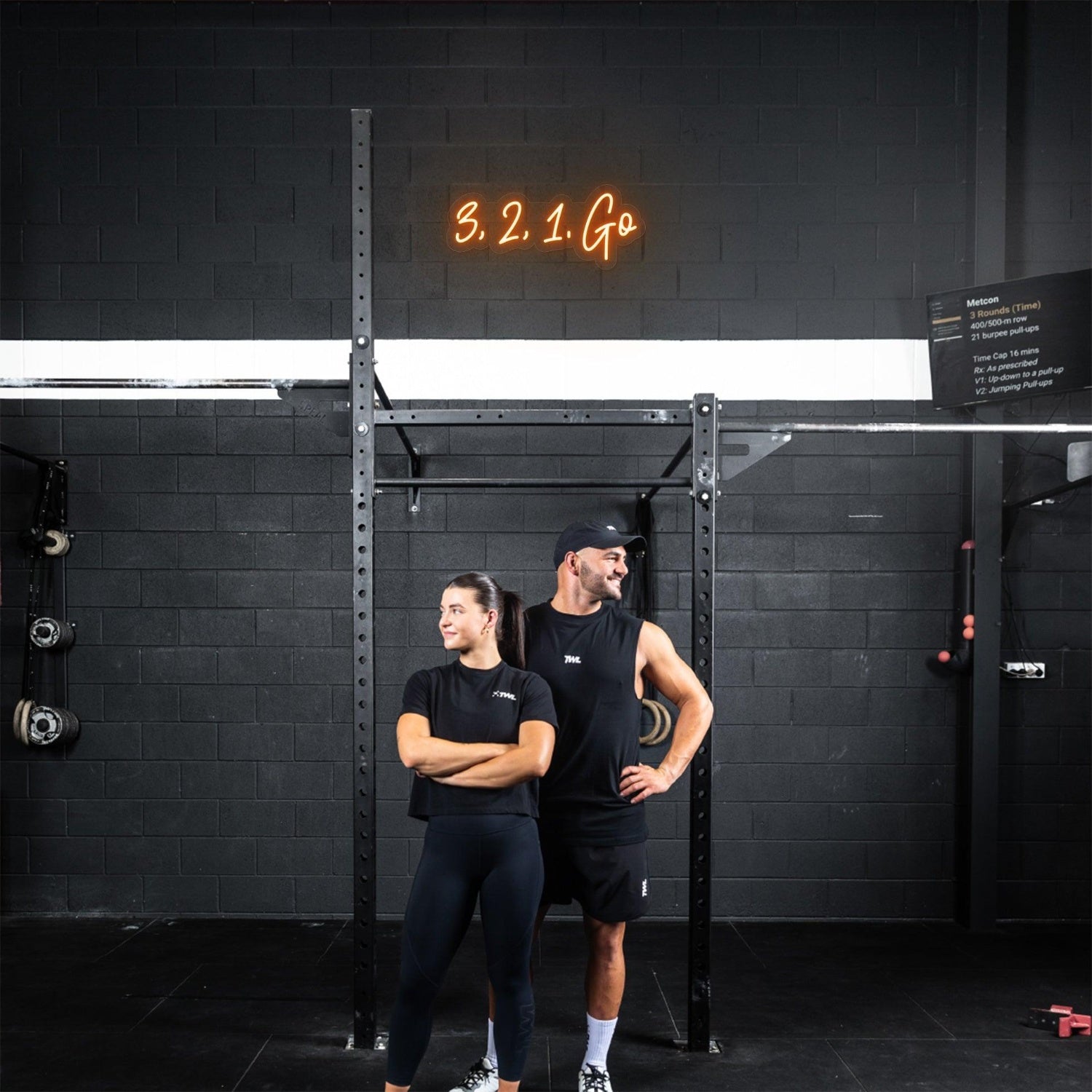 321go Green Handwritten Led Neon Sign For Gym Wall Art | Shineneon