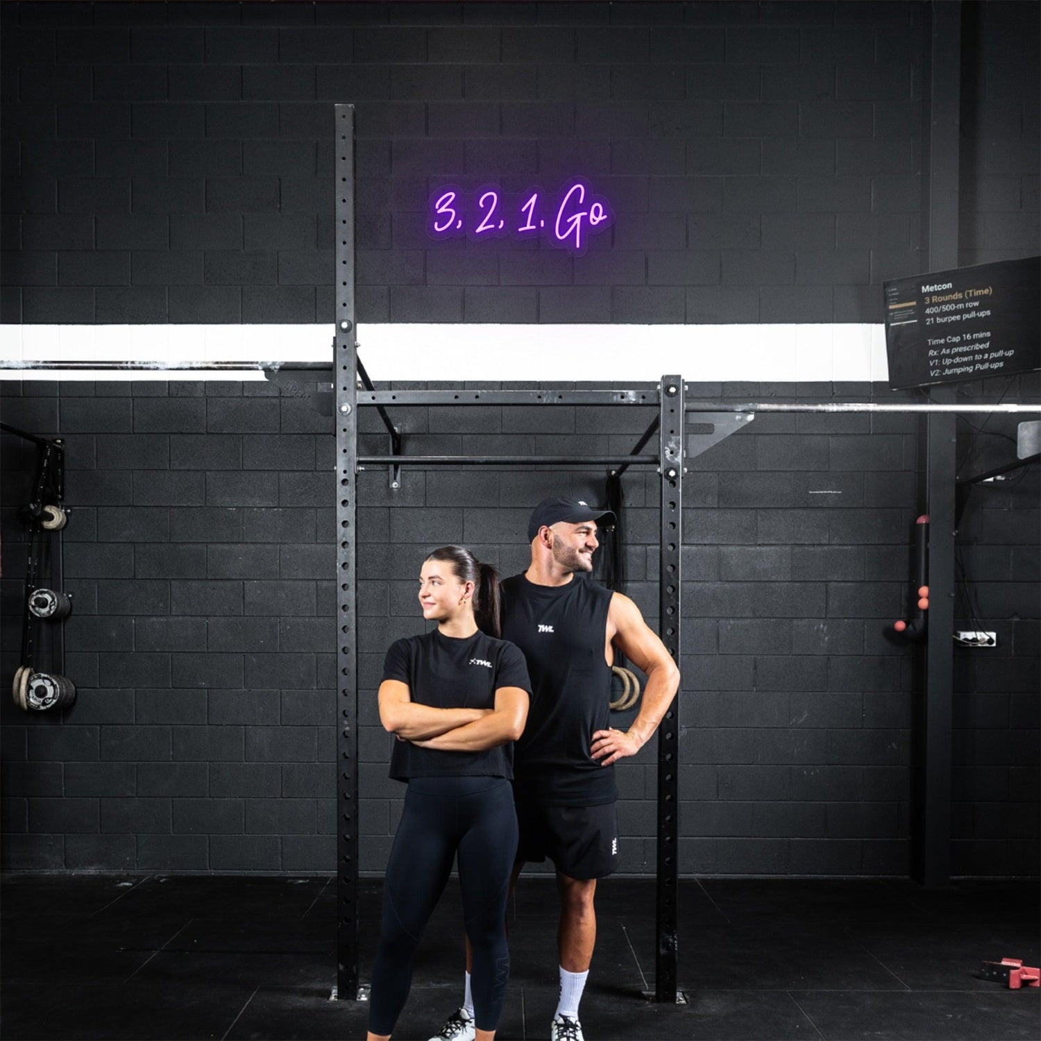 321go Green Handwritten Led Neon Sign For Gym Wall Art | Shineneon