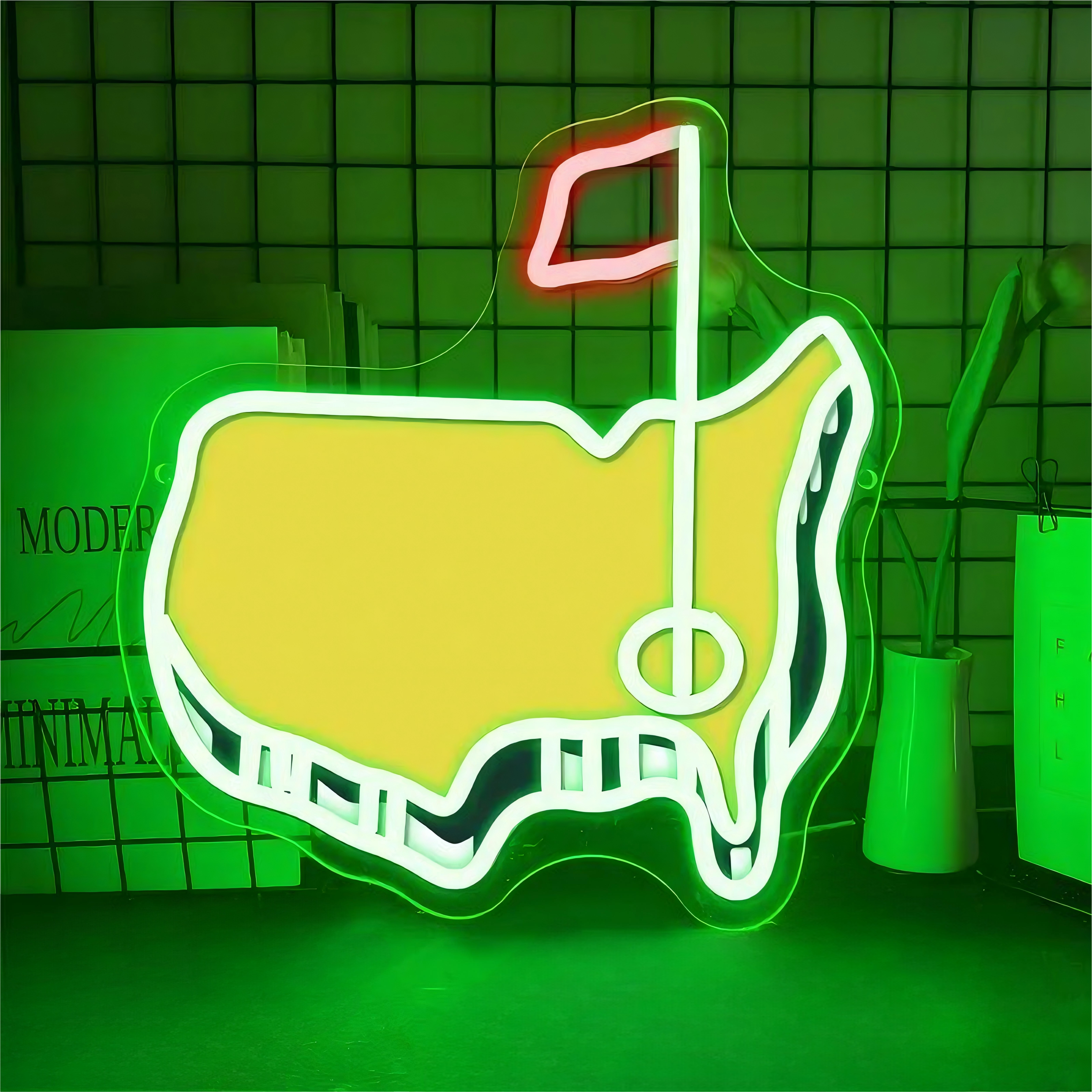 Golf LED Neon Sign for Bar Garage Man Cave and Gift USB Neon Sign