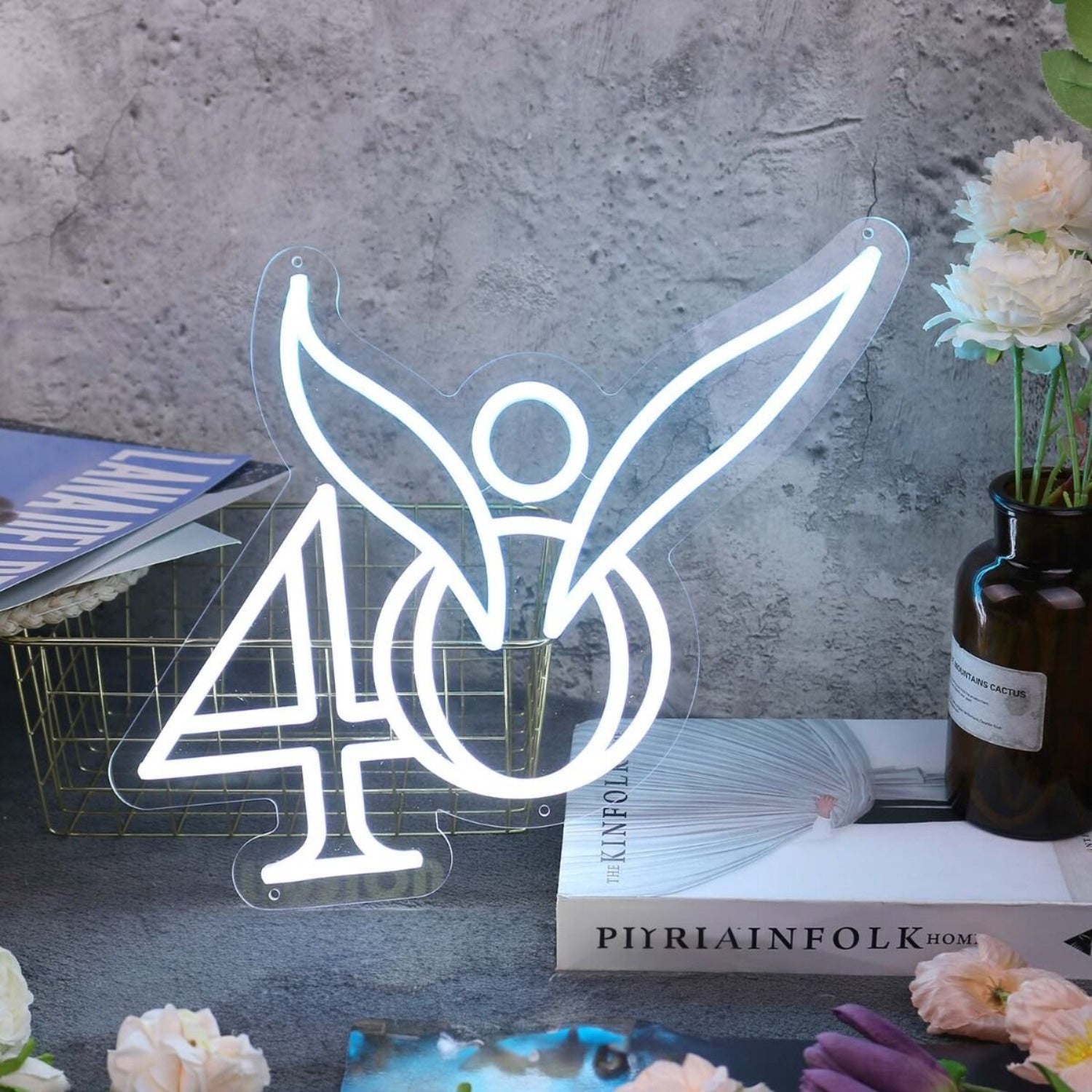40 Blue Custom Led Neon Sign - Shineneon