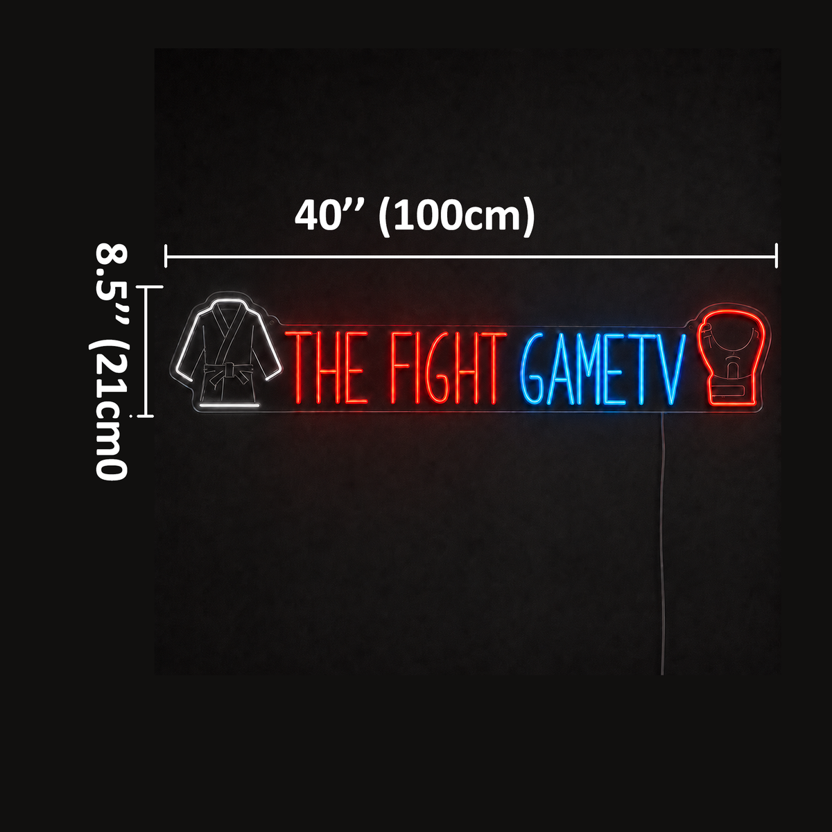 THE FIGHT GAMETV Custom LED Neon Sign