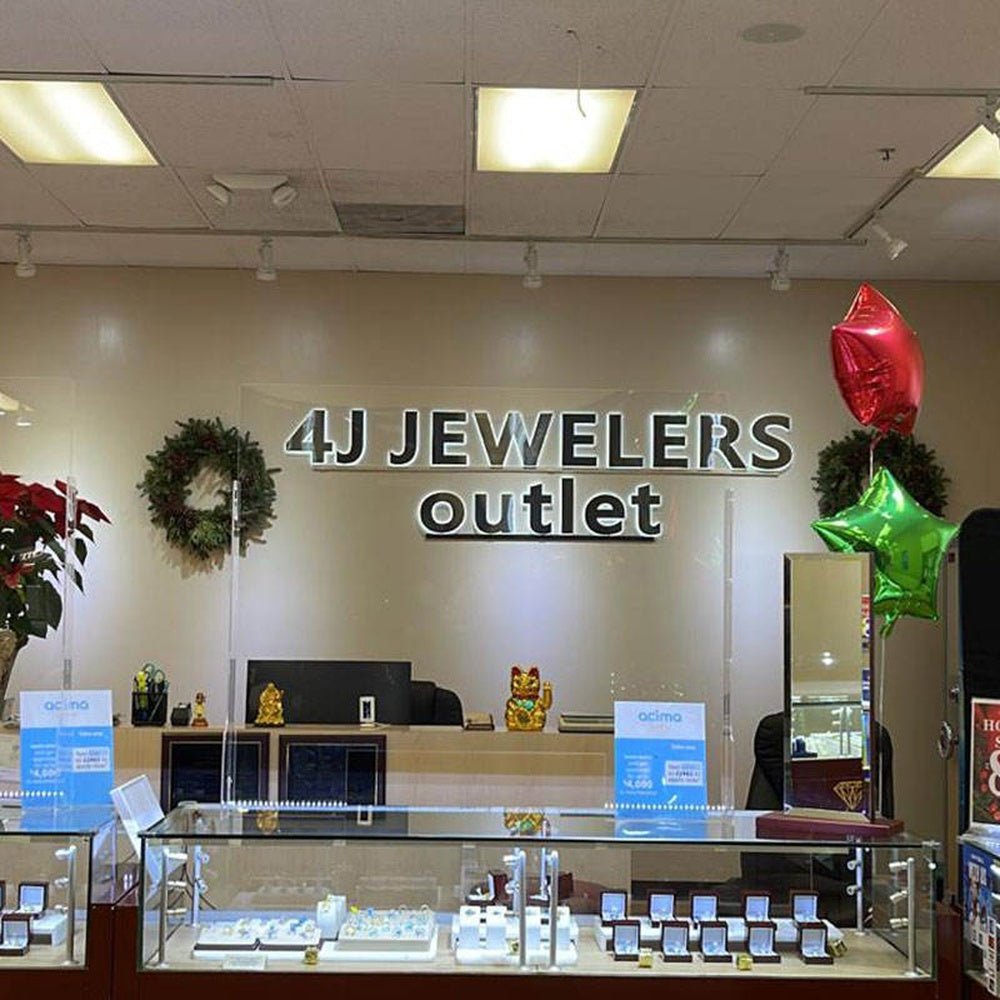 4J Jewelers Outlet 3D Backlit Channel Letters Led Light Sign - Shineneon