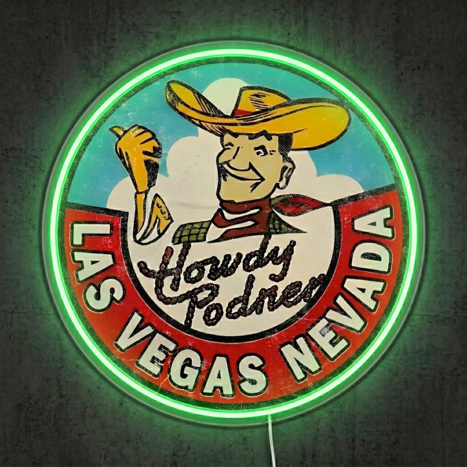 ShineNeon™ Las Vegas Donkey neon sign USB Power - LED neon sign view 9