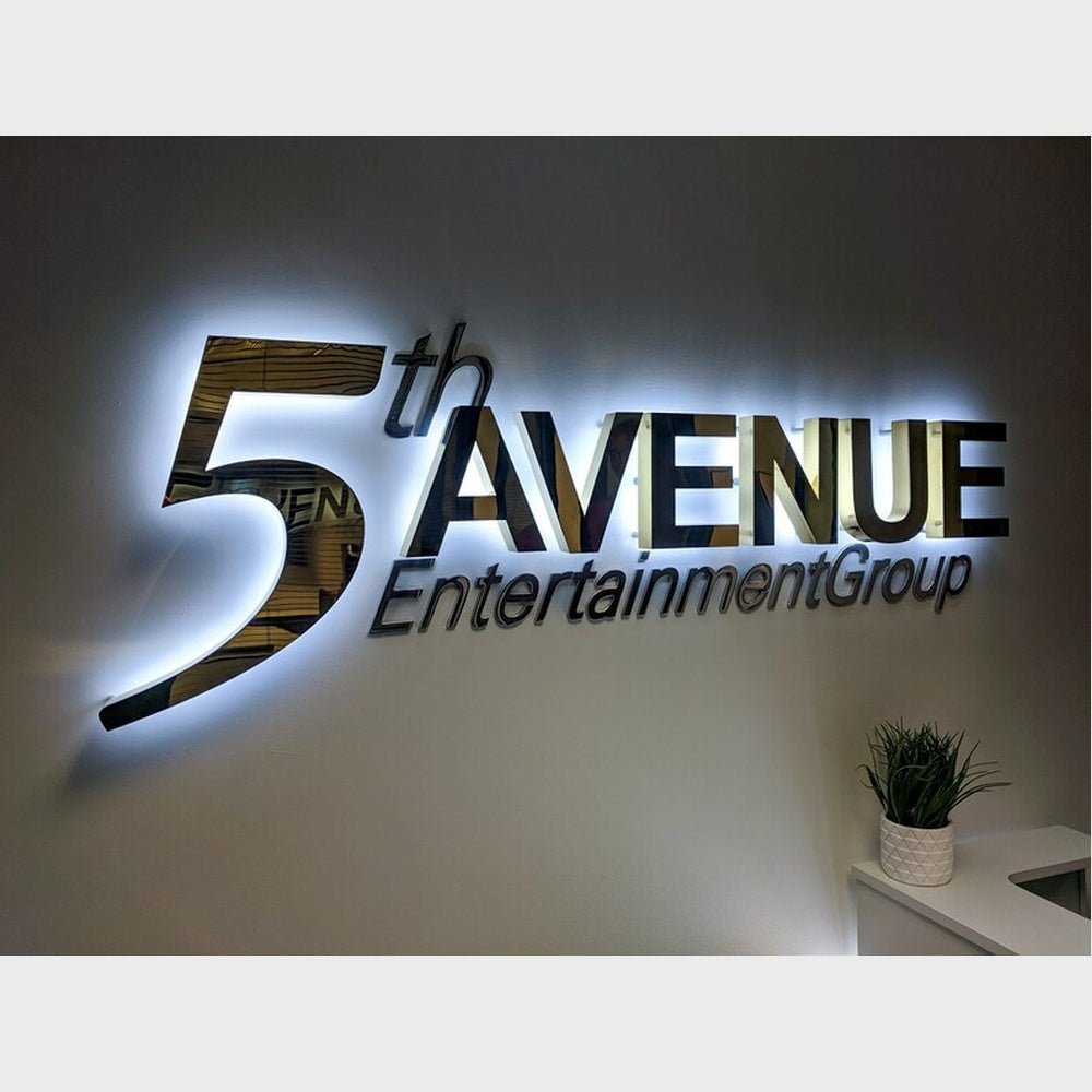 5Th Avenue Entertainment Group 3D Backlit Channel Letters Led Light Sign - Shineneon
