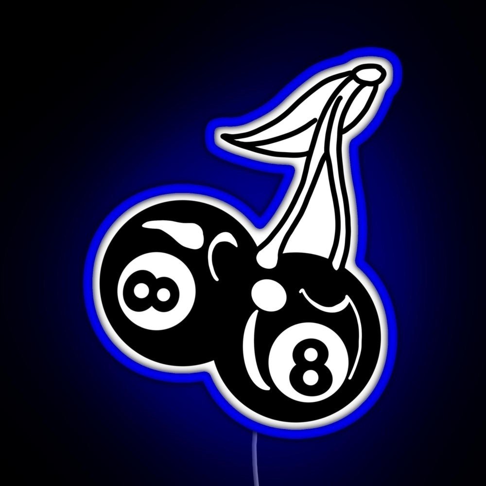 8 Ball Cherries Rgb Neon Sign - Shineneon