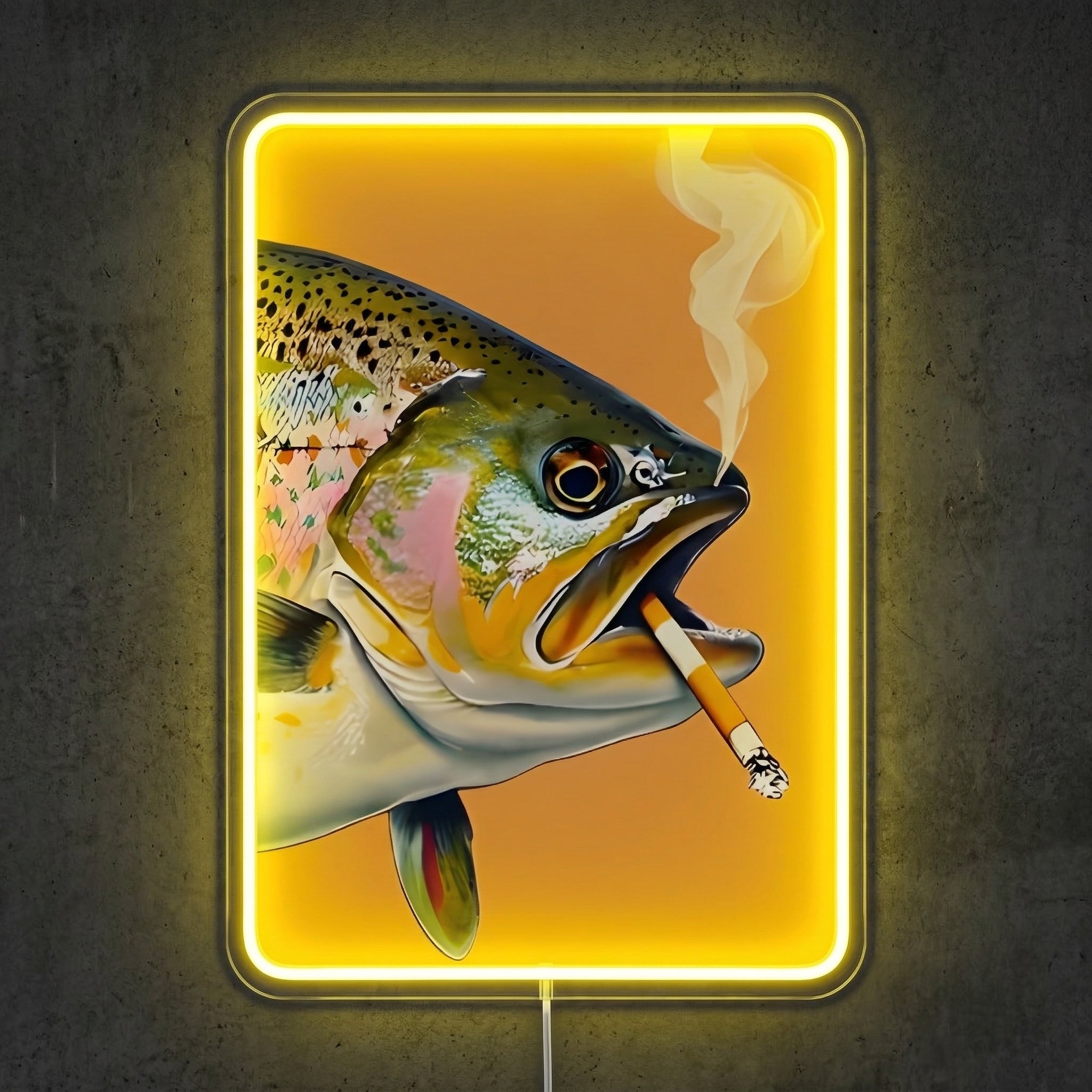 ShineNeon™ Golden Catch Splash neon sign USB Power