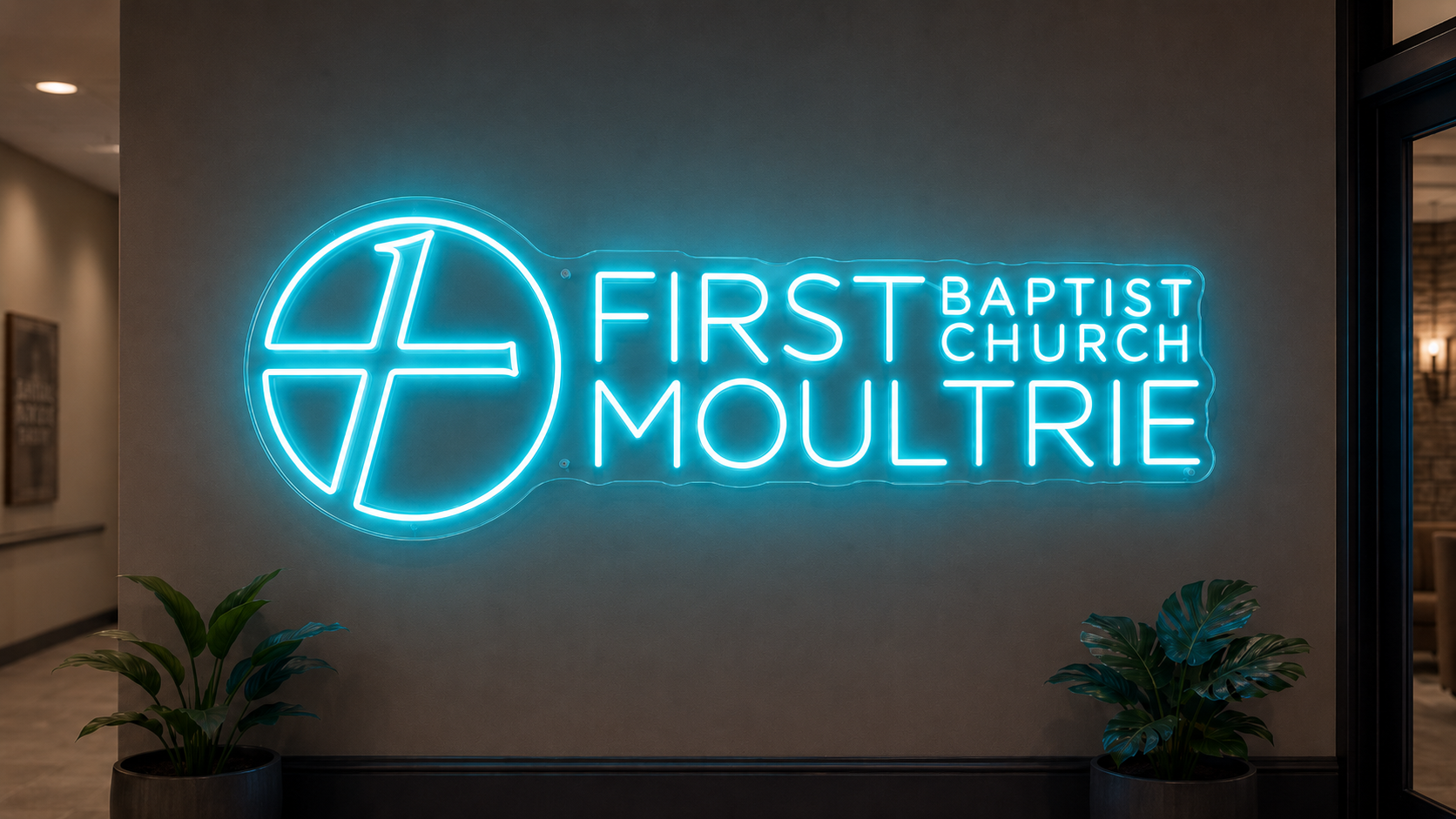 First Baptist Church Moultrie Custom LED Neon Sign