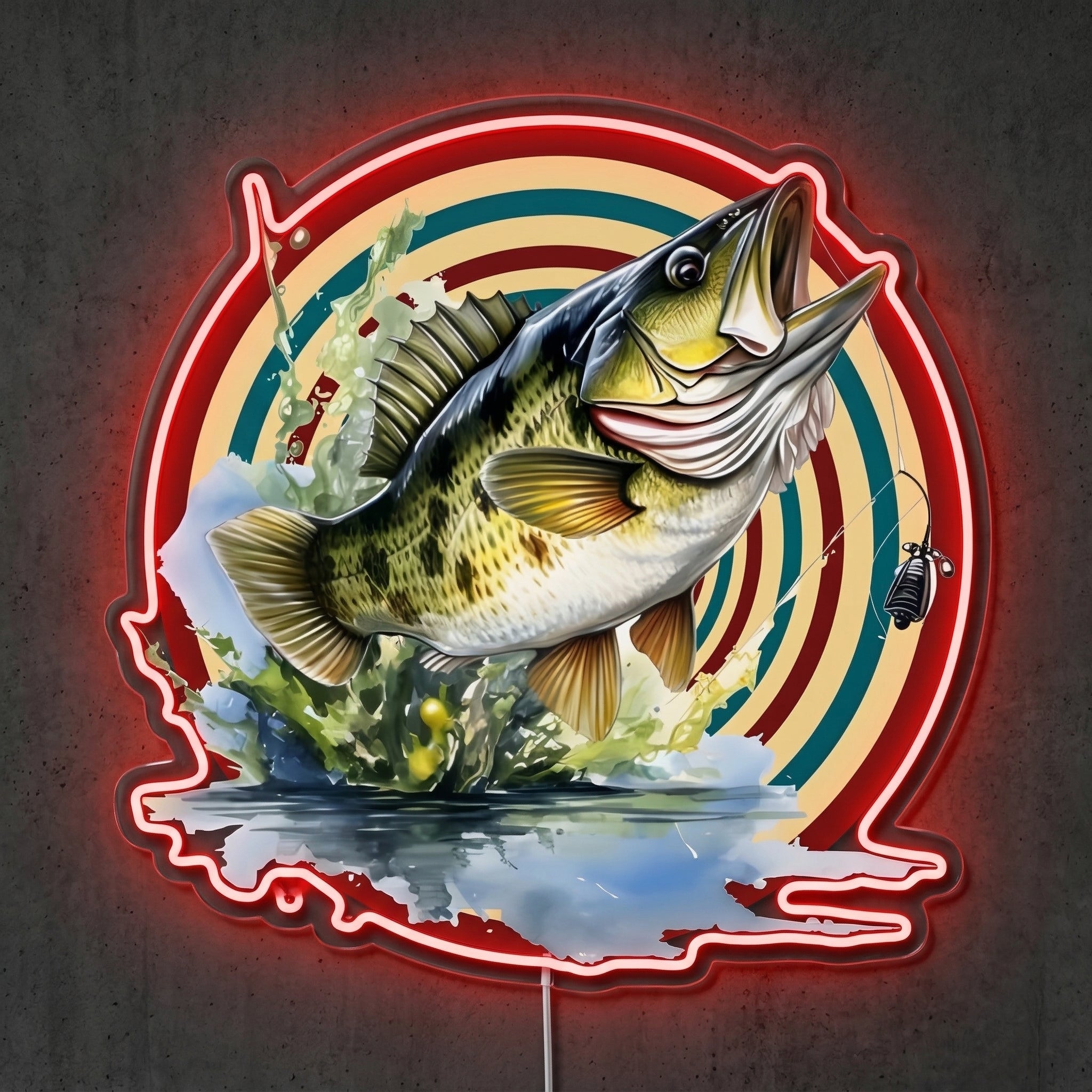 ShineNeon™ Rainbow Bass Wave neon sign USB Power