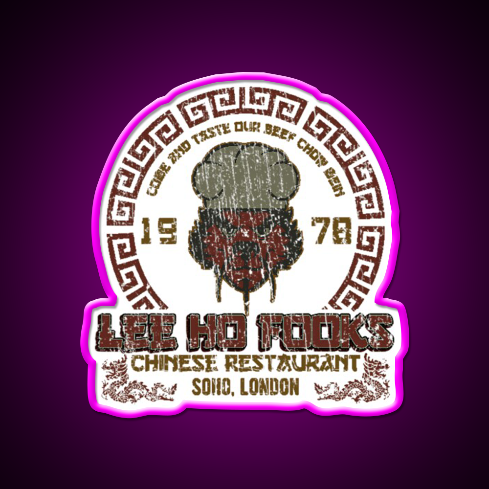 90S China Food Asian Cultural Led Neon Sign Rgb Color