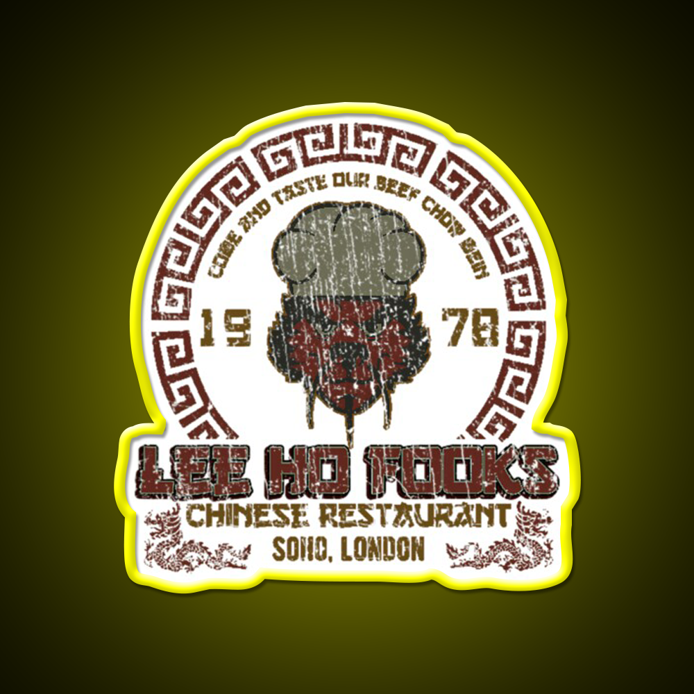 90S China Food Asian Cultural Led Neon Sign Rgb Color