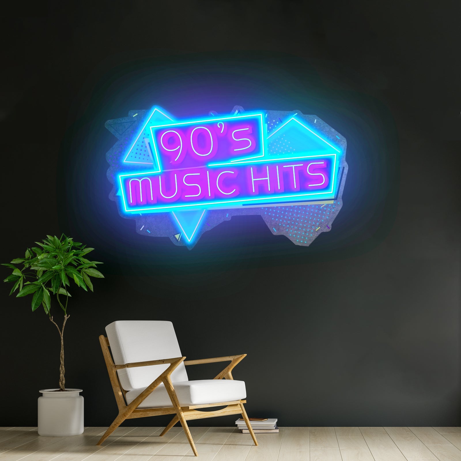 90s Music Hits Custom Led Signs Artwork For Sale - Shineneon