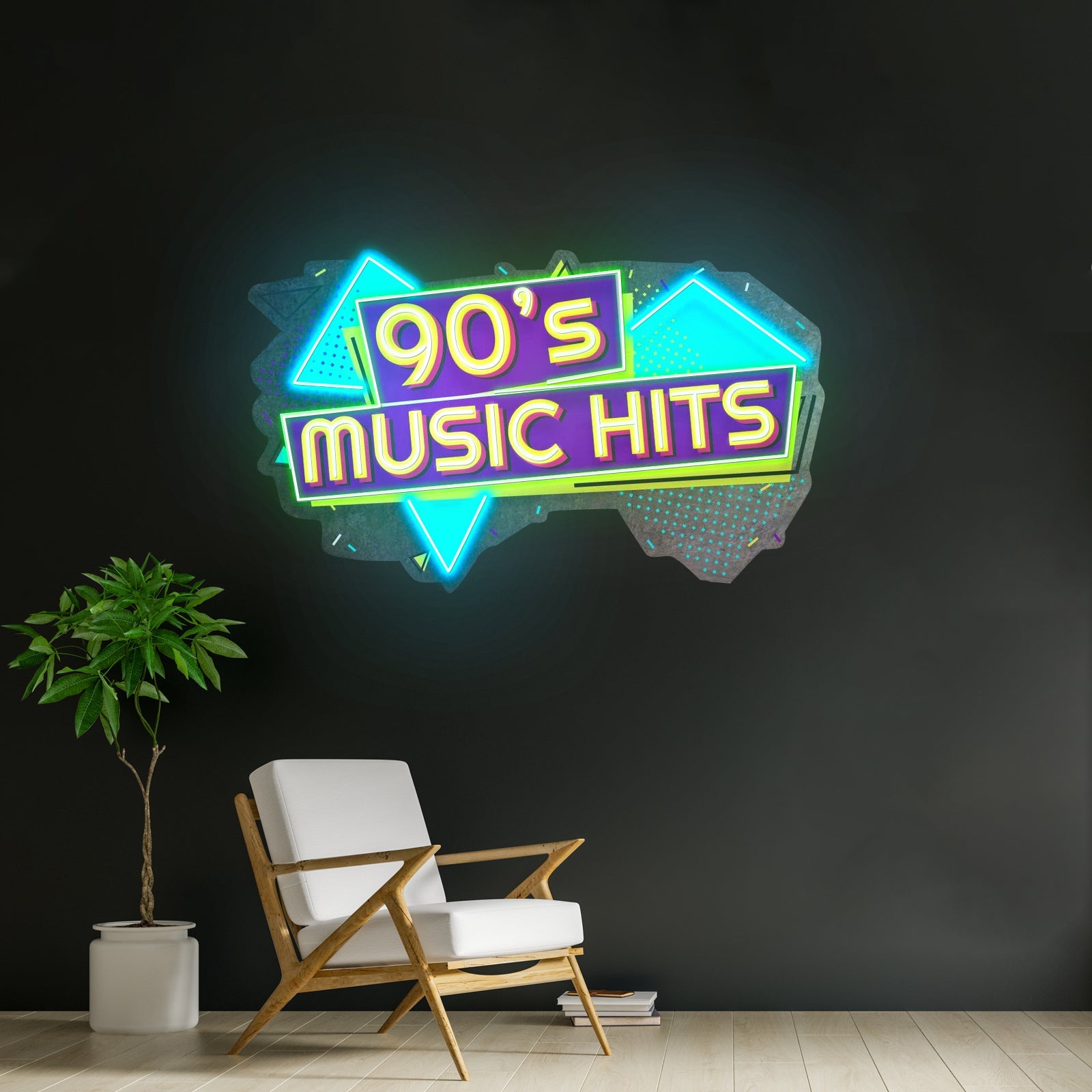 90s Music Hits Custom Led Signs Artwork For Sale - Shineneon