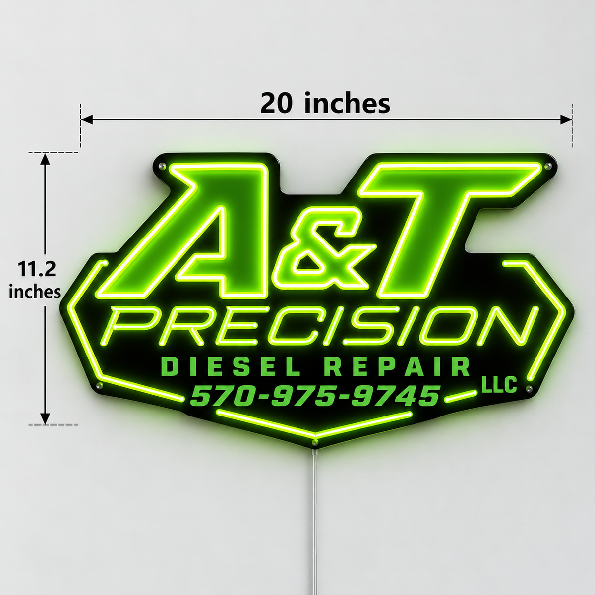 A&T PRECISION Custom LED Neon Sign